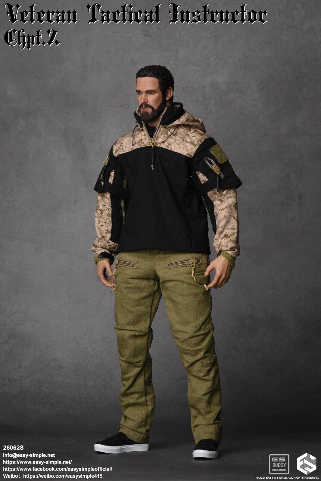 1:6 Easy & Simple Veteran Tactical Instructor Chapter II DG Gryphon Jacket