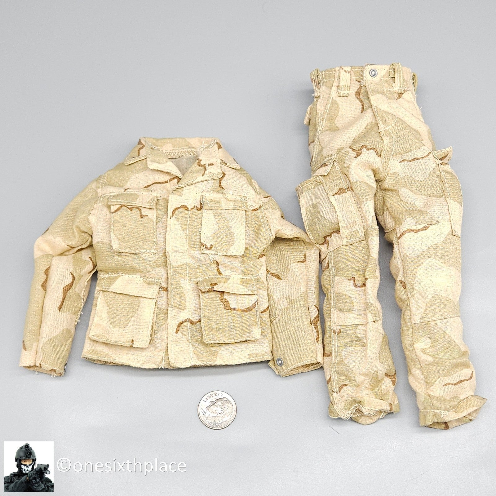 1:6 scale Dragon USMC Curtis Desert Combat Uniform for 12" Figures