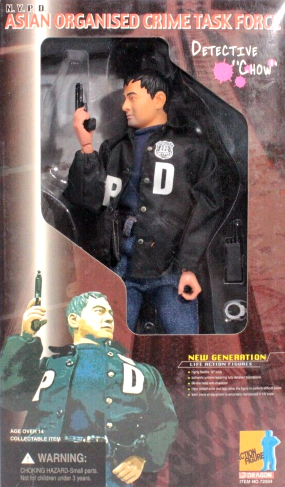 1:6 scale Dragon Dectective Chow Mens Blue Jeans Pants for 12" Figures Vietnam