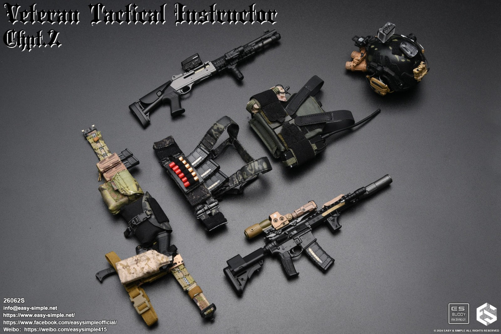 1:6 Easy & Simple Veteran Tactical Instructor Chapter II Special P230X5 Pistol