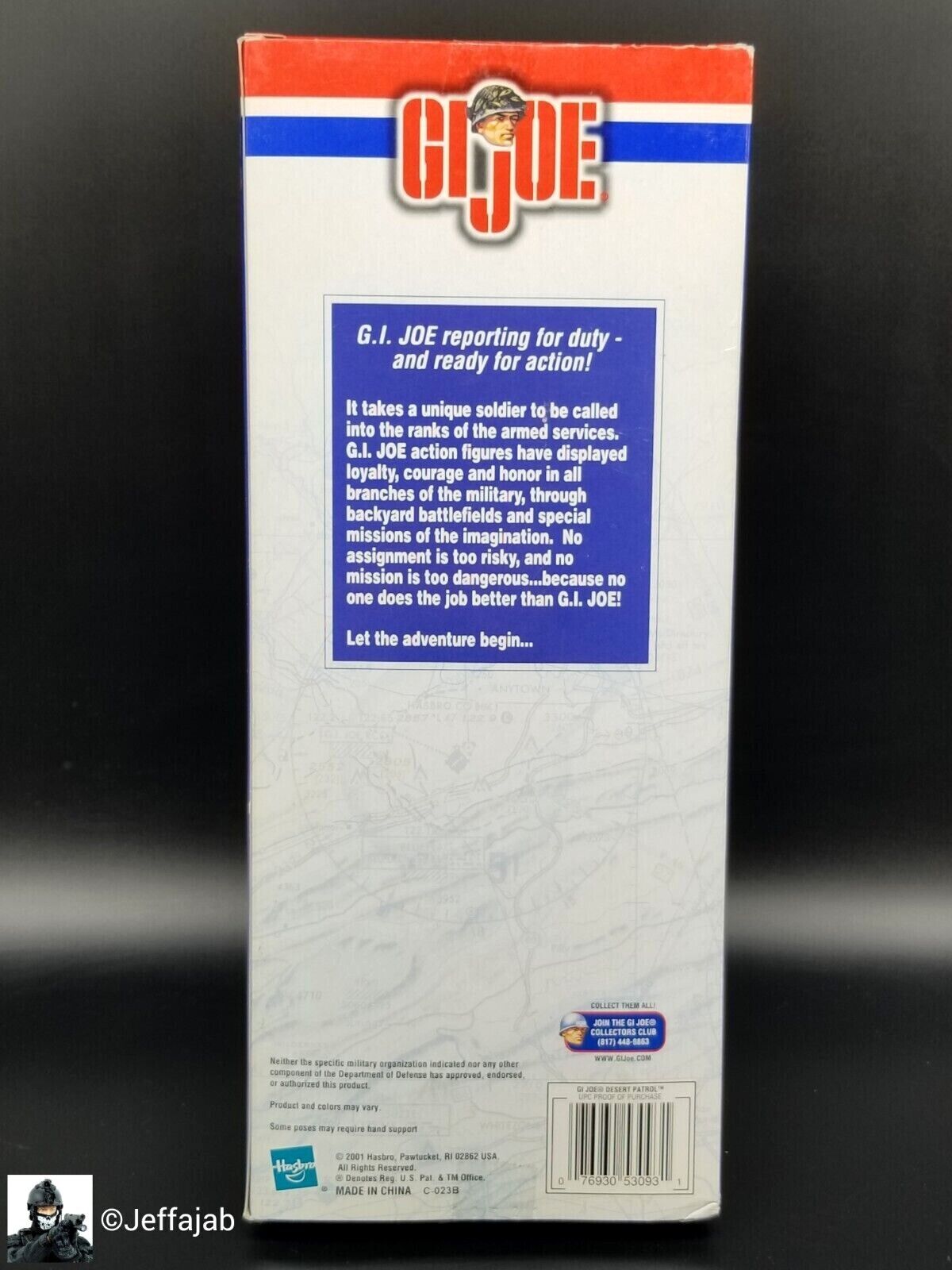 1:6 Hasbro GI Joe Desert Patrol Blond Hair Body 12" Action Figure Uniform Rifle