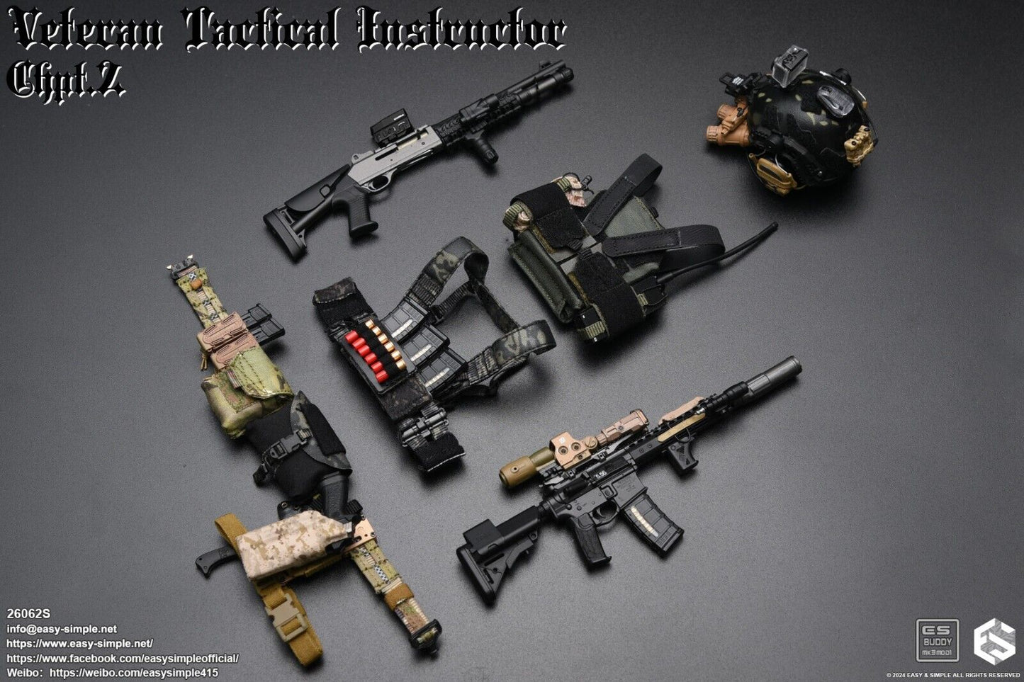 1:6 scale Easy & Simple Veteran Tactical Instructor Chapter II SPECIAL 26062S