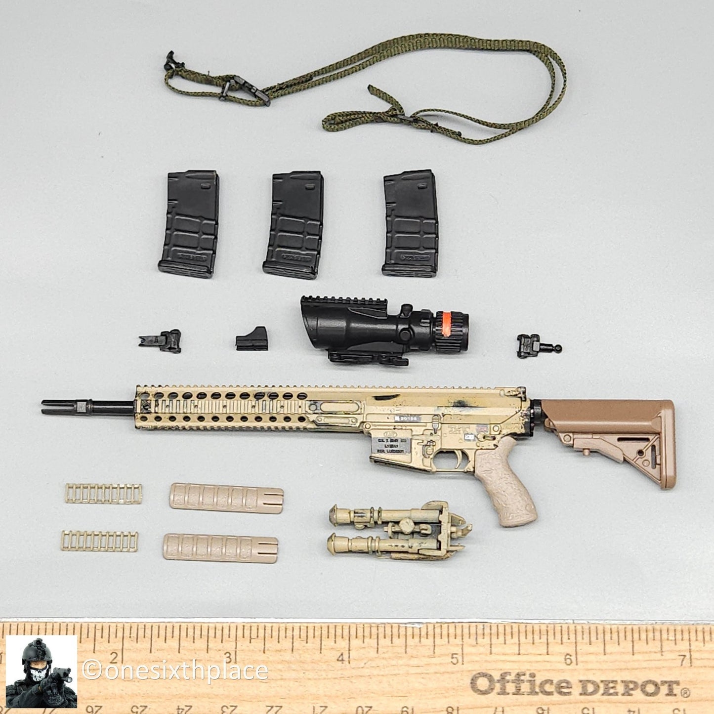 1:6 Easy & Simple British Army Brigade of Gurkhas L129A1 Rifle Set 12" Figures