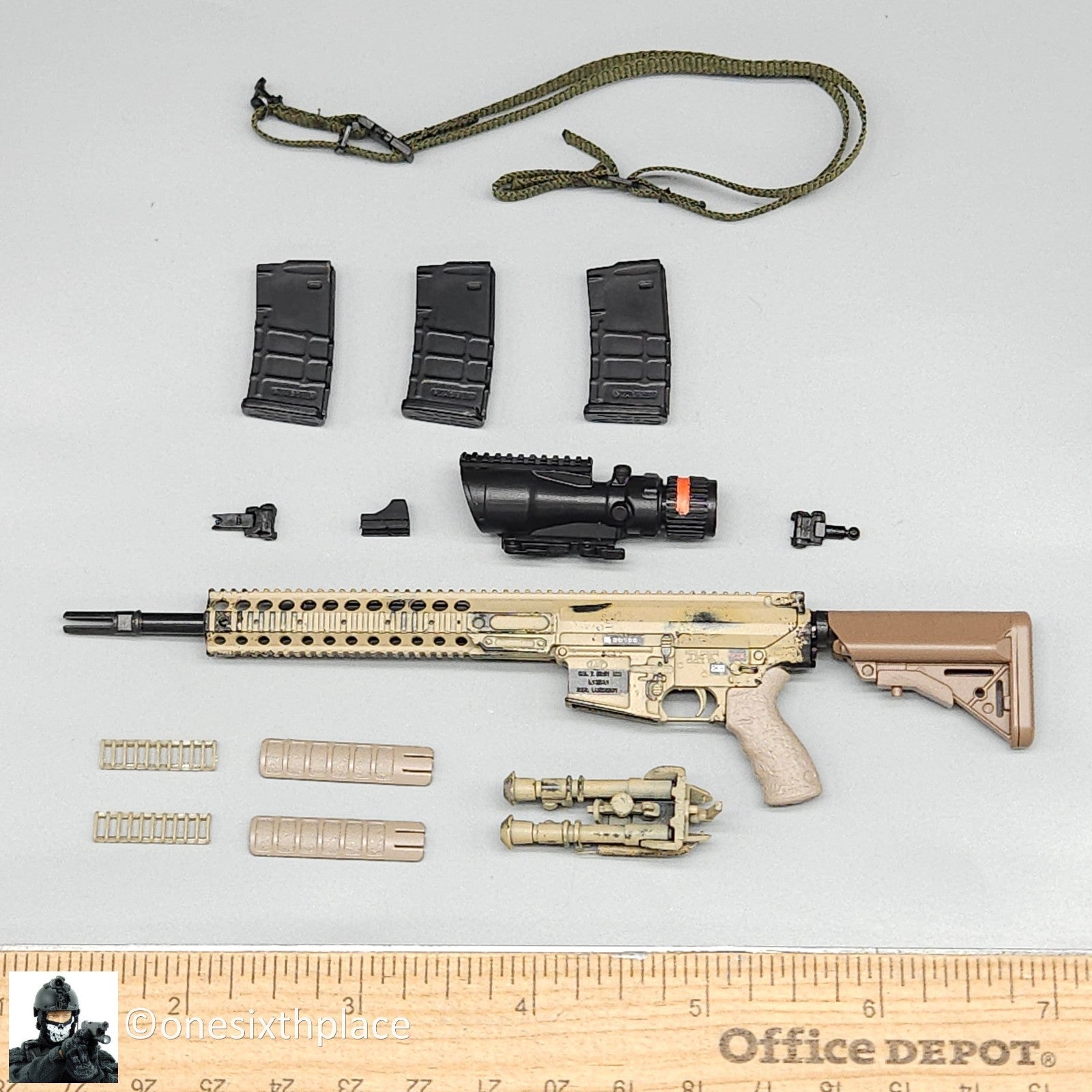 1:6 Easy & Simple British Army Brigade of Gurkhas L129A1 Rifle Set 12" Figures