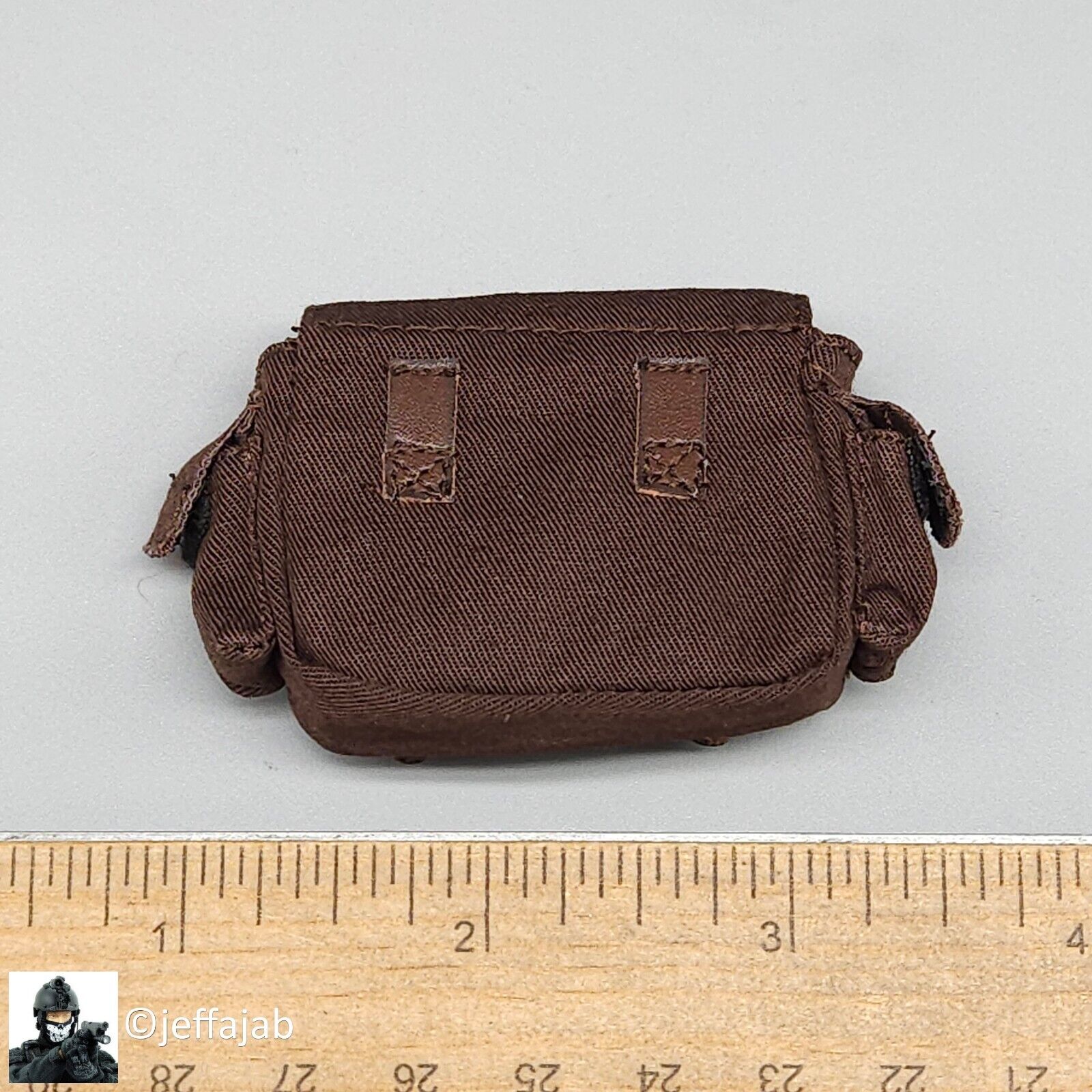 1:6 Flagset Soviet Red Alert Mobilize Troops Gas Mask Bag Pouch for 12" Figures