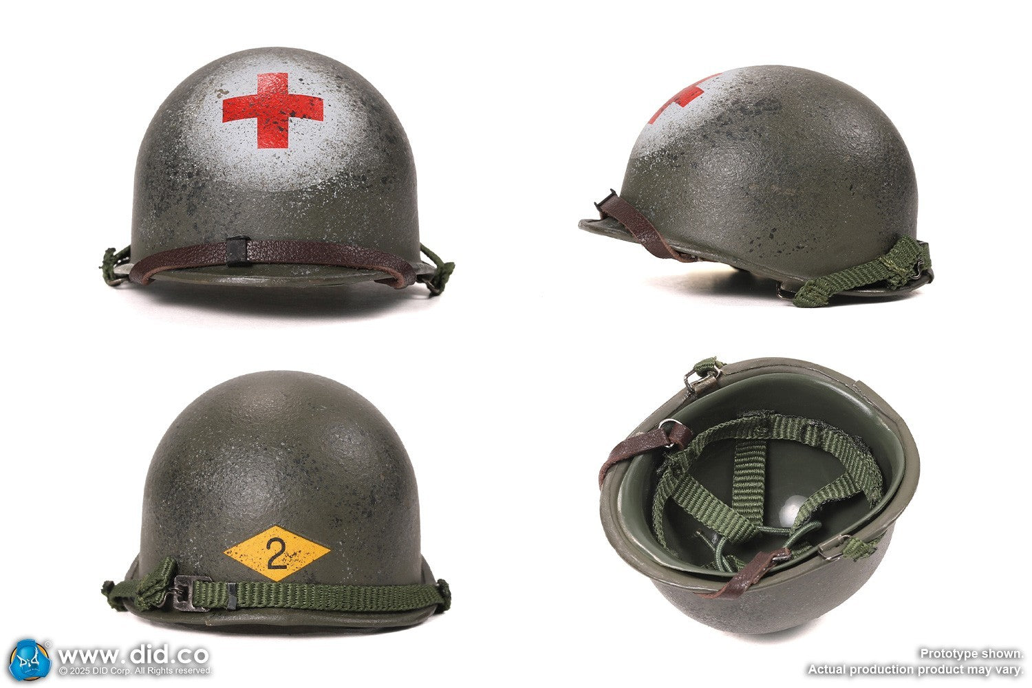 1:6 Scale DiD WWII US 2nd Ranger Battalion Medic Wade Canteen for 12" Figures