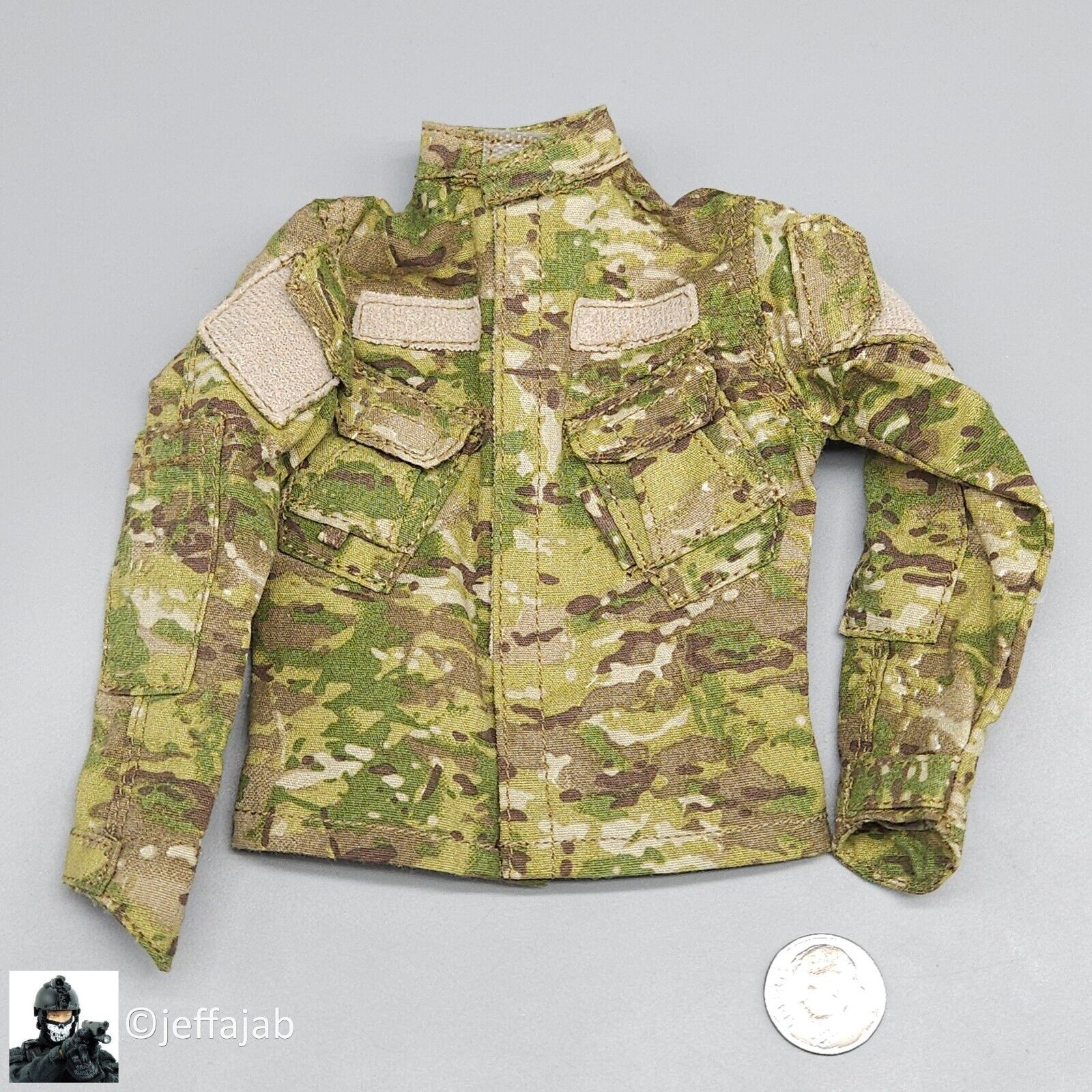 1:6 scale Soldier Story US Army FCS Multicam Blouse Shirt for 12" Figures