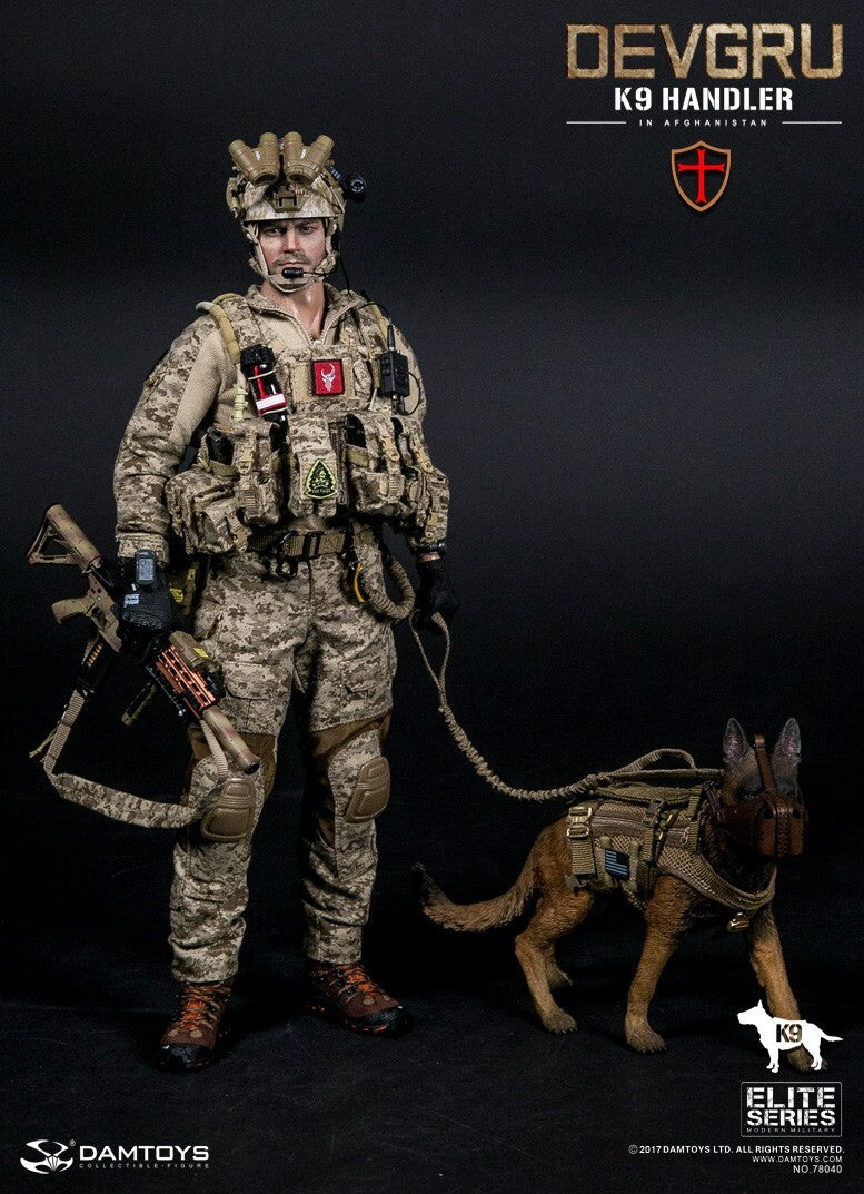 1:6 DamToys DEVGRU K9 Handler AOR1 6094 Slick Plate Carrier for 12" Figures