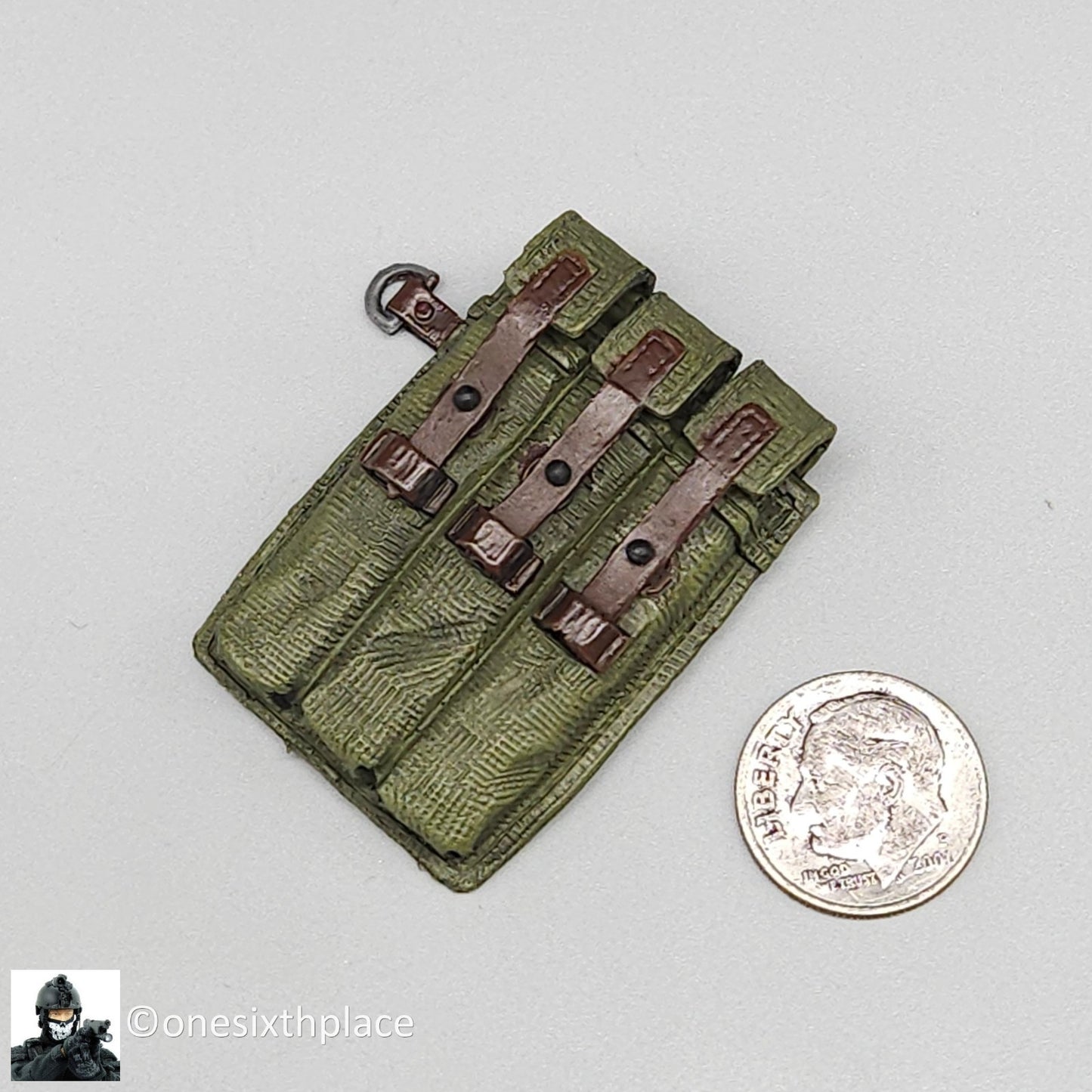 1:6 scale WWII German Panzer Gunner Franz Plastic MP40 Ammo Pouch for 12" Figure