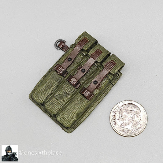 1:6 scale WWII German Panzer Gunner Franz Plastic MP40 Ammo Pouch for 12" Figure