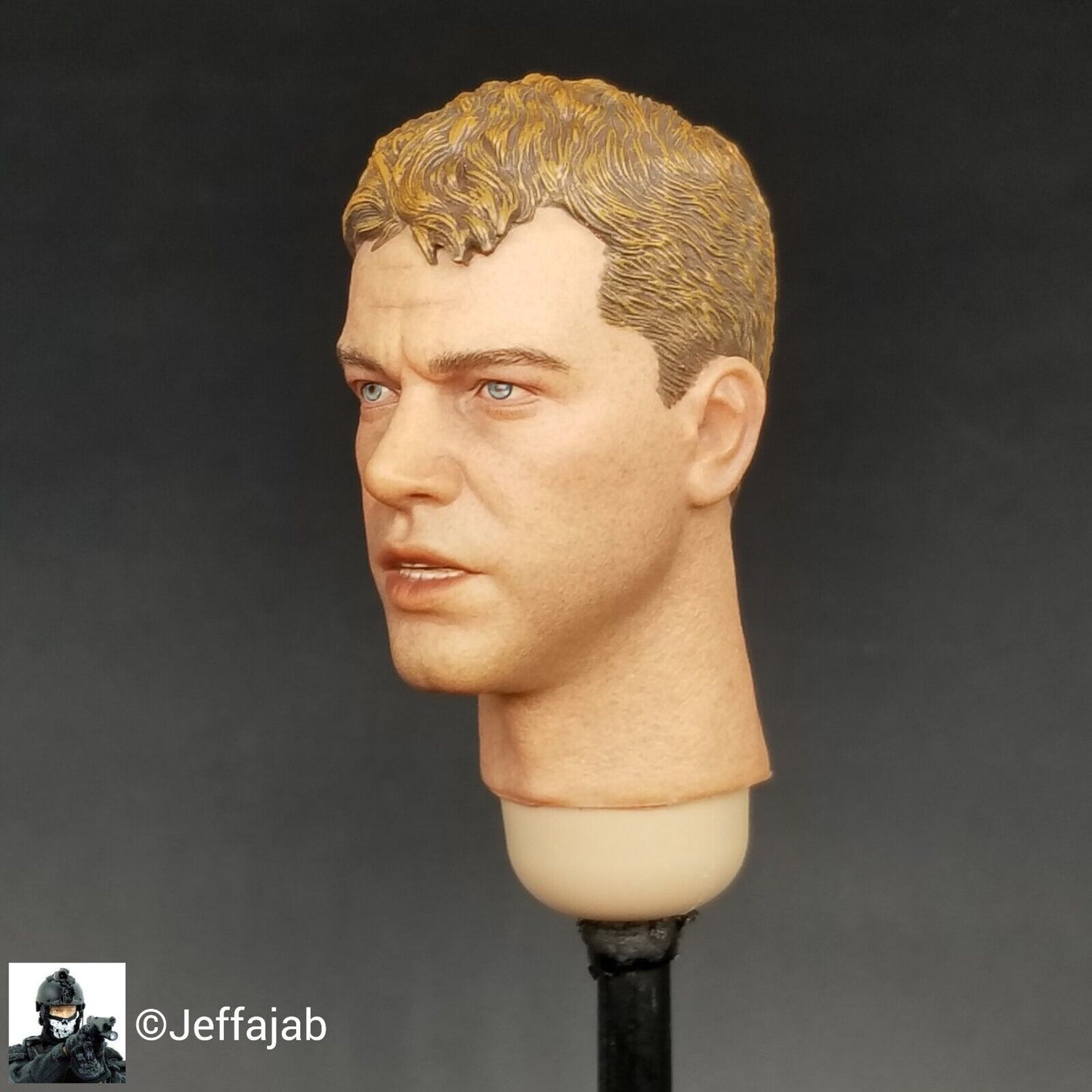 1:6 Facepool WWII US 101st Airborne Private Male Head Sculpt 12" GI Joe Dragon