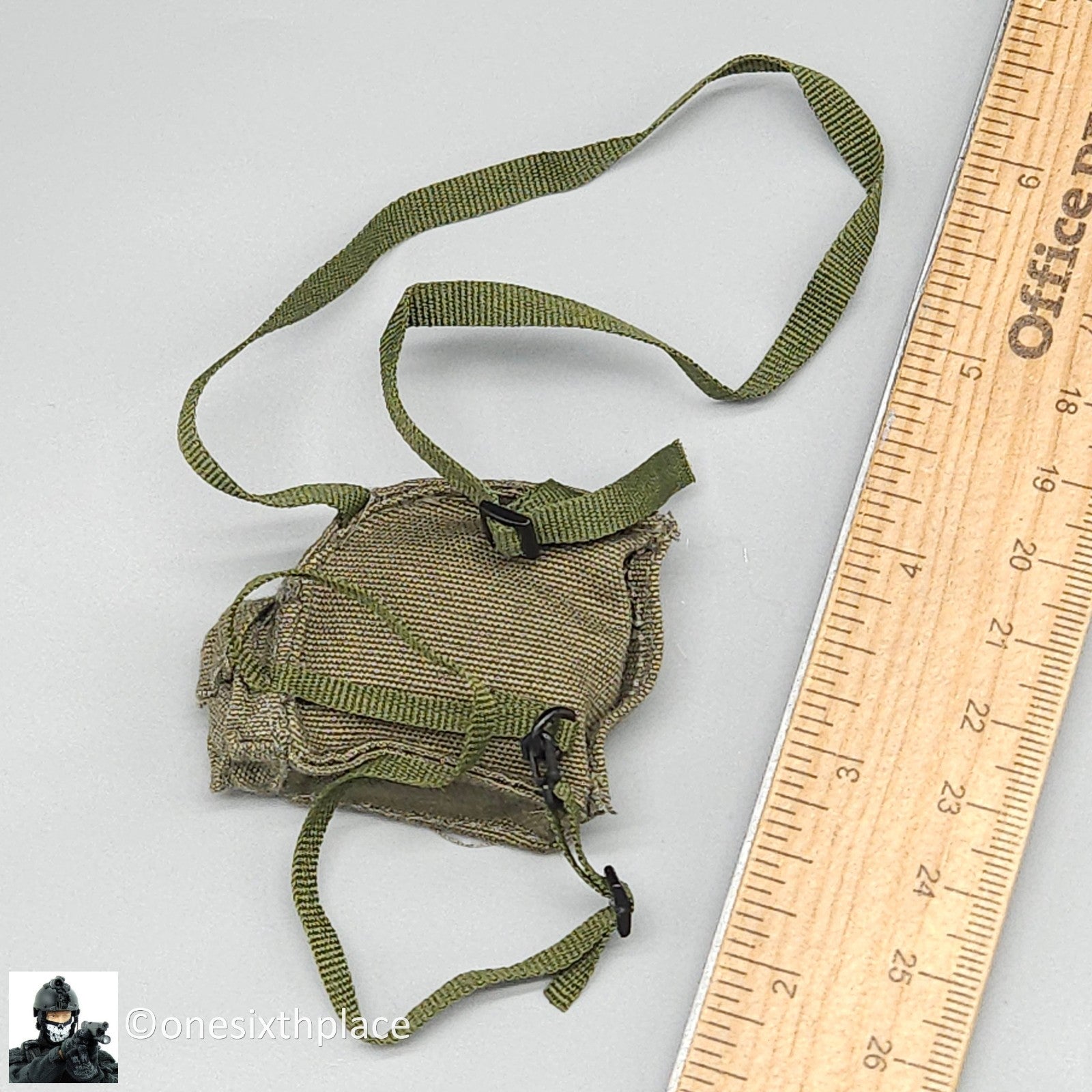 1:6 scale Dragon USMC Curtis Gas Mask Bag Pouch for 12" Figures