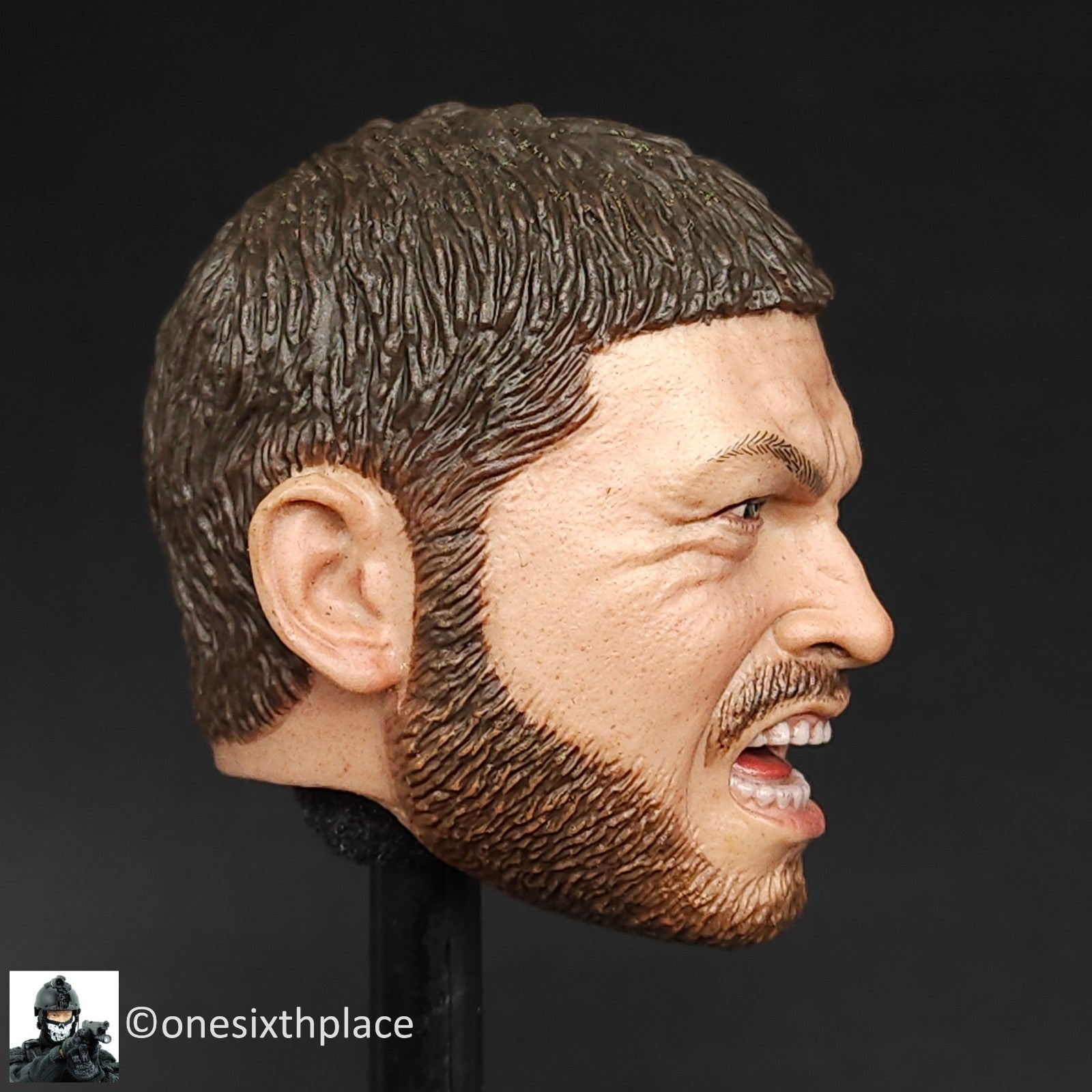 1:6 Soldier Story Zero Dark Thirty MK46Mod1 Gunner Male Head Sculpt 12" Figures