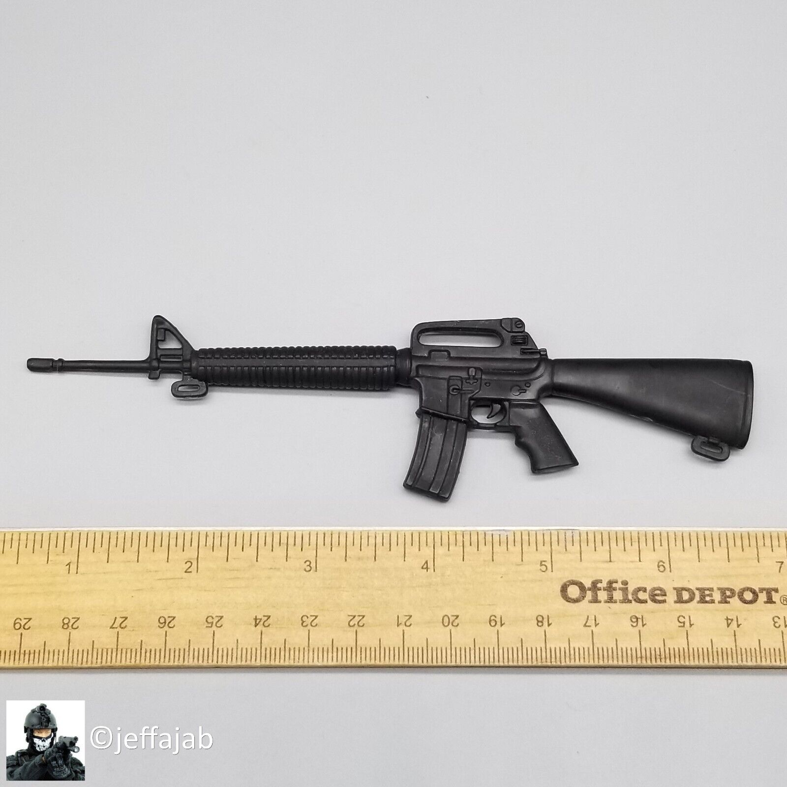 1:6 Hasbro GI Joe M16 Rifle (Plastic) for 12" Figures