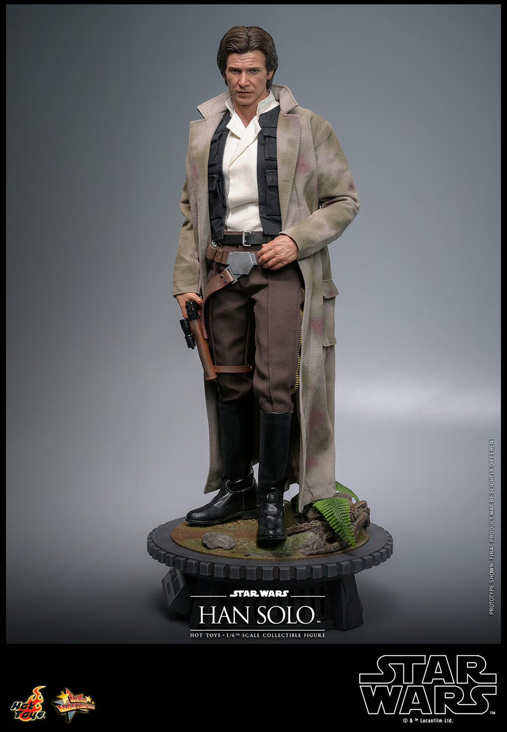 1:6 scale Hot Toys Star Wars Han Solo 12" Action Figure MM740
