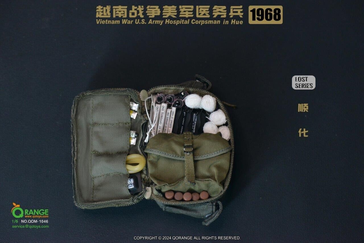 1:6 QO Toys Vietnam US Army Hospital Corpsman Hue 1968 12" Figure QOM-1046