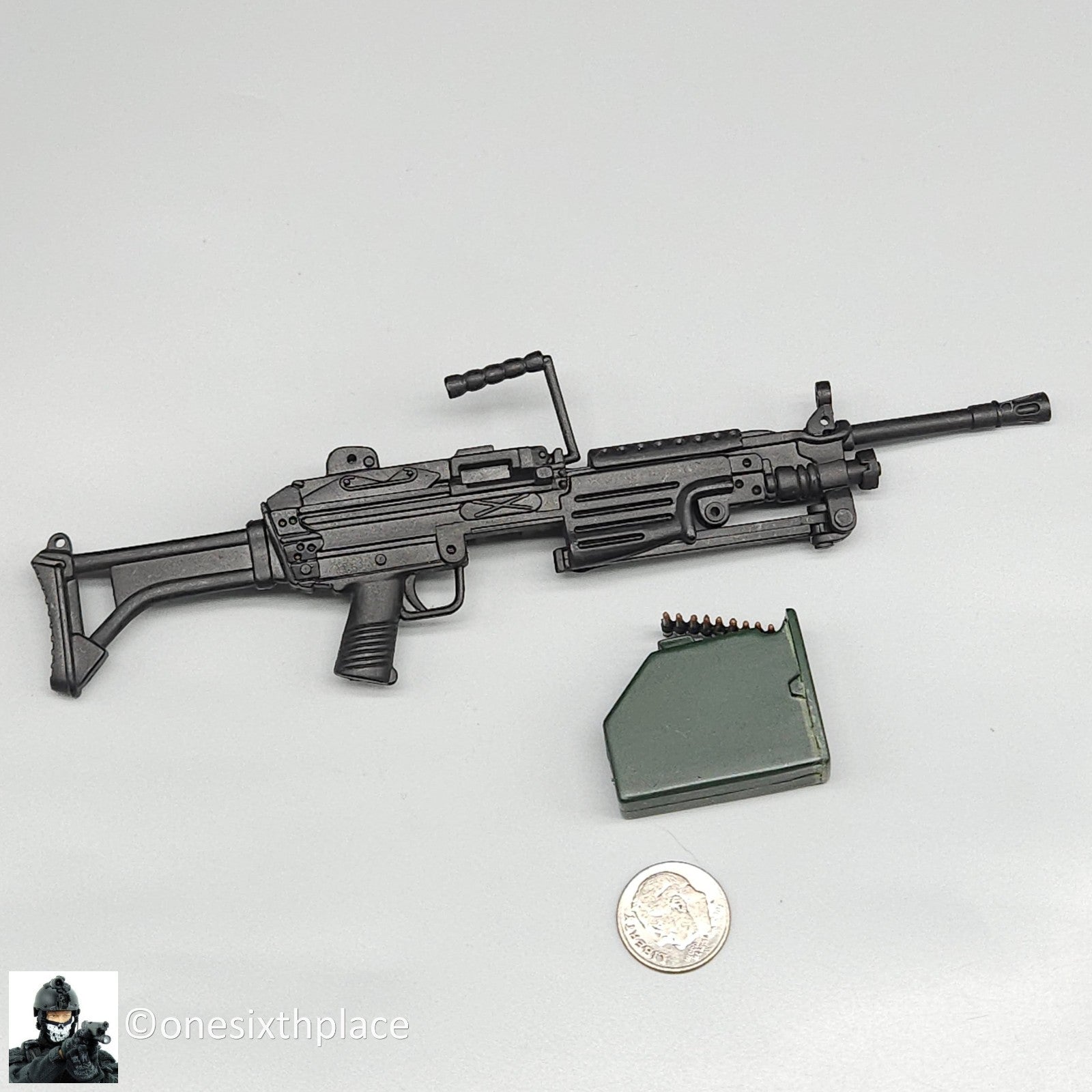 1:6 Ultimate Soldier M249 SAW FN Minimi Machine Gun for 12" Figures BHD Ranger