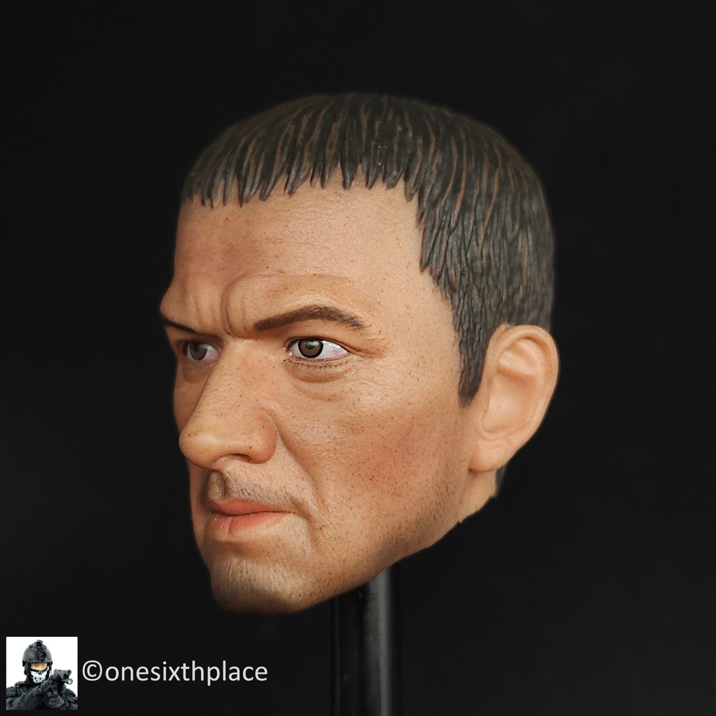 1:6 scale Flagset Serbia Sniper Goslavia Male Head Sculpt for !2" Figures