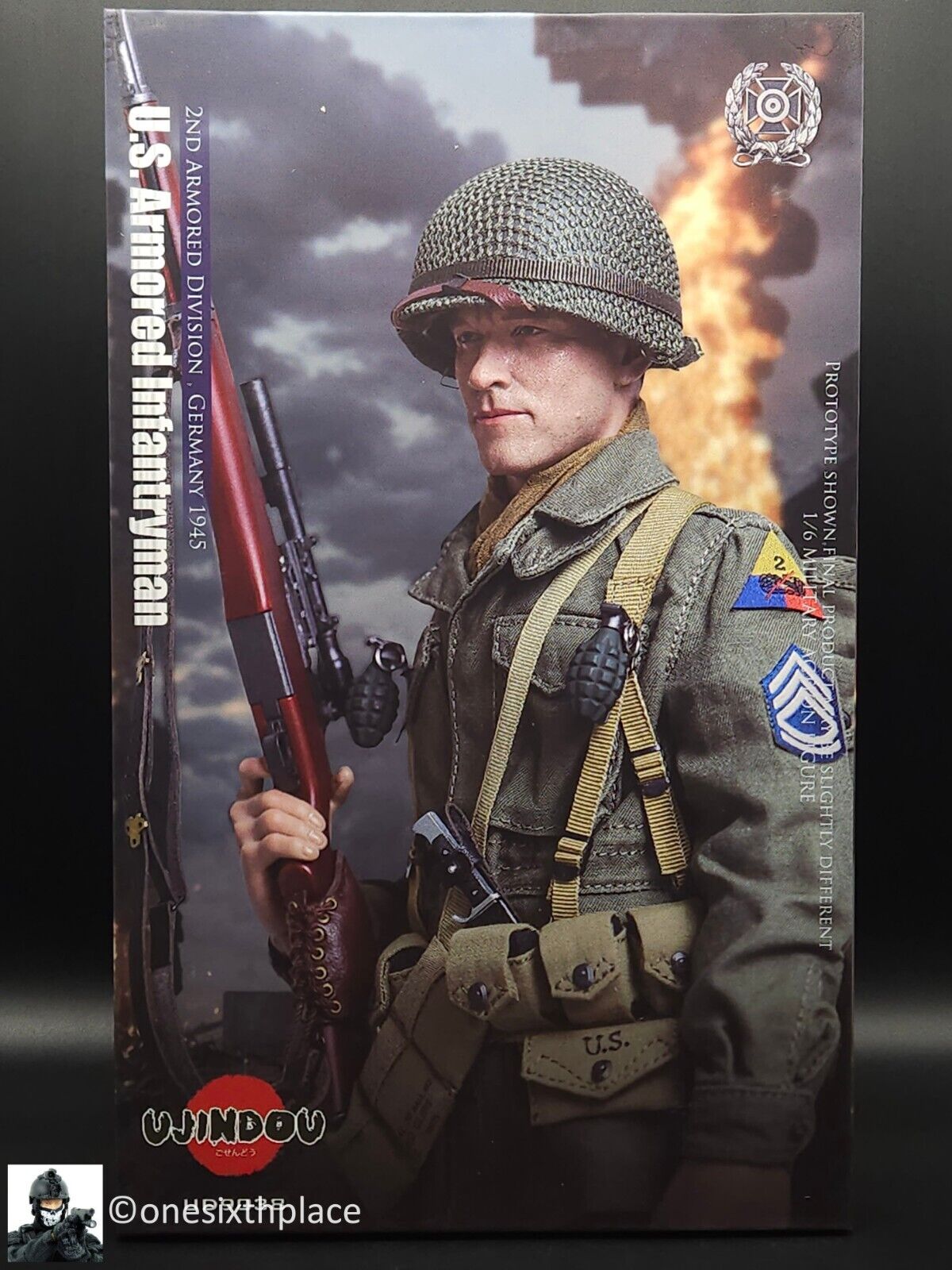 1:6 scale Ujindou WWII US Armored Infantryman Germany 1945 12" Figure UD9038