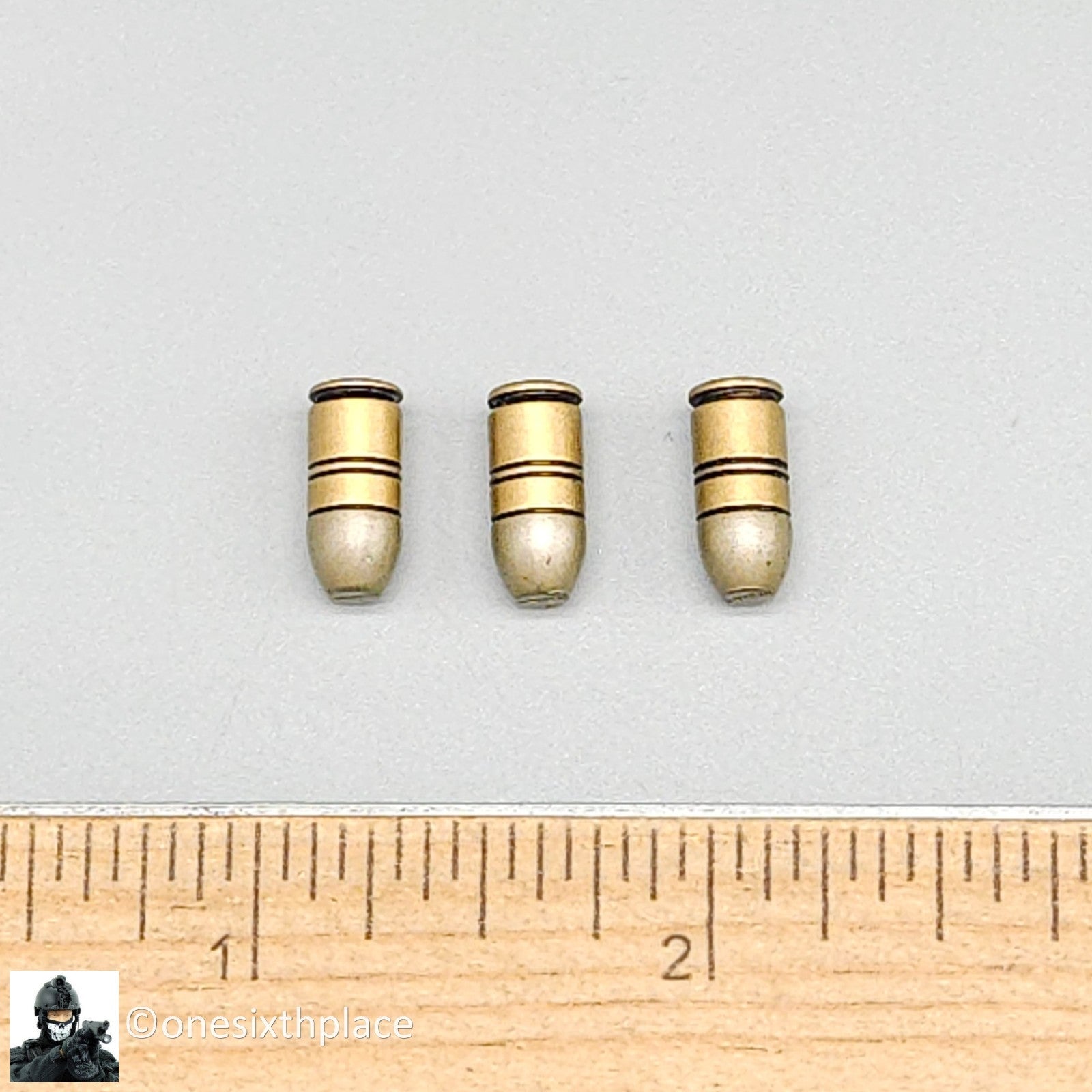 1:6 scale Hot Toys Deadpool 2 Cable M203 Grenade Shells (x3) 12" Figures MMS583