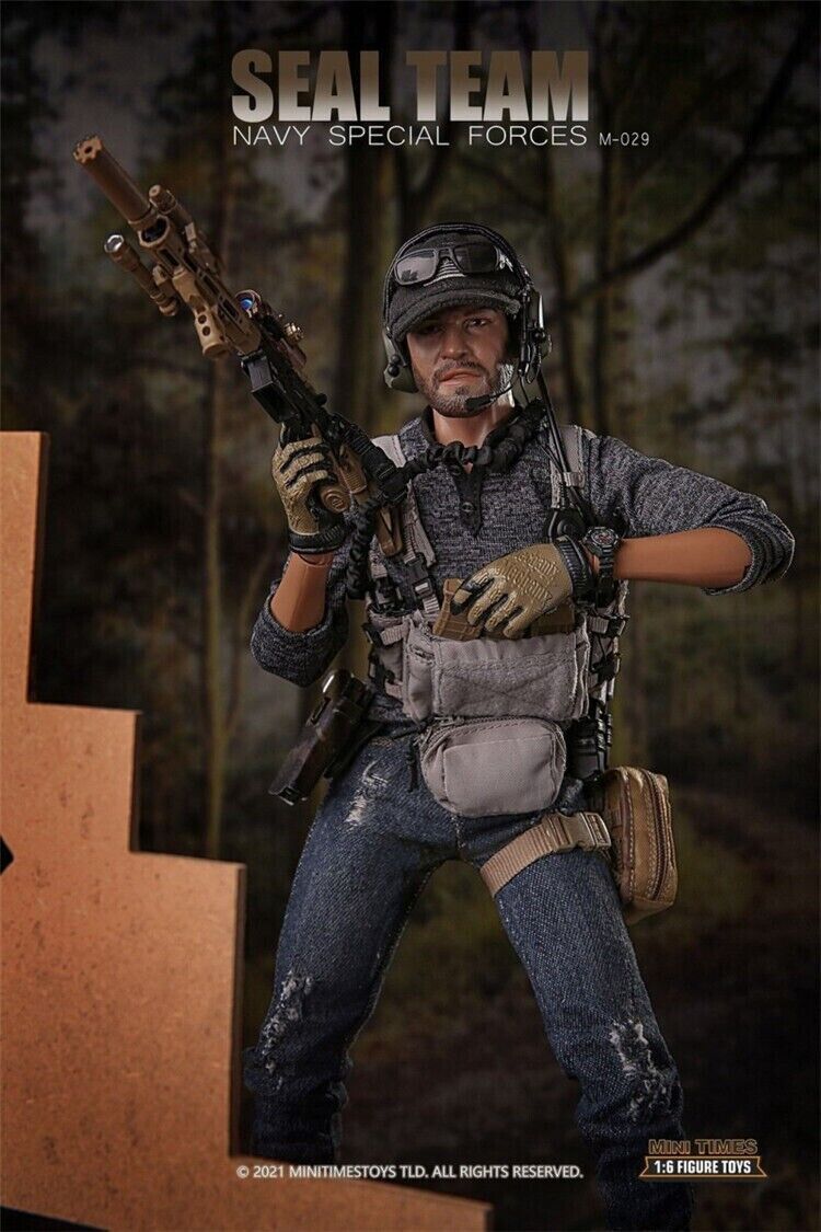 1:6 Mini Times Navy SEAL Special Force GTX Boots (Peg Type) for 12" Figures