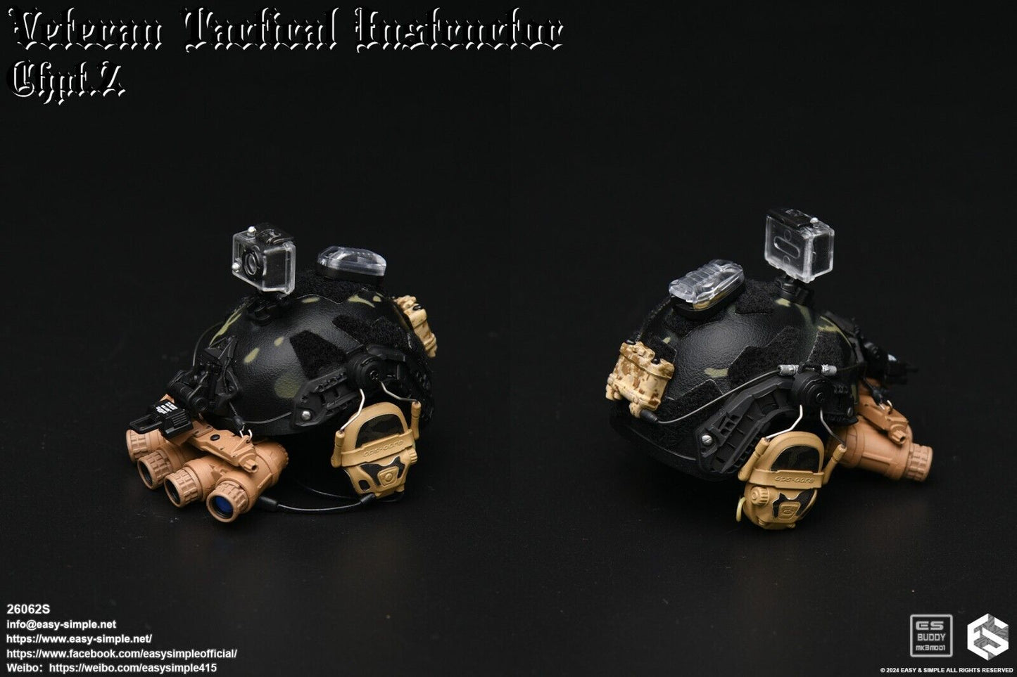 1:6 Easy & Simple Veteran Tactical Instructor Chapter II Special Radio & Headset