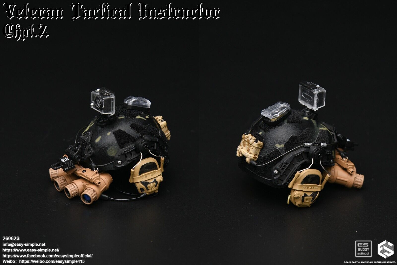 1:6 Easy & Simple Veteran Tactical Instructor Chapter II Special Radio & Headset