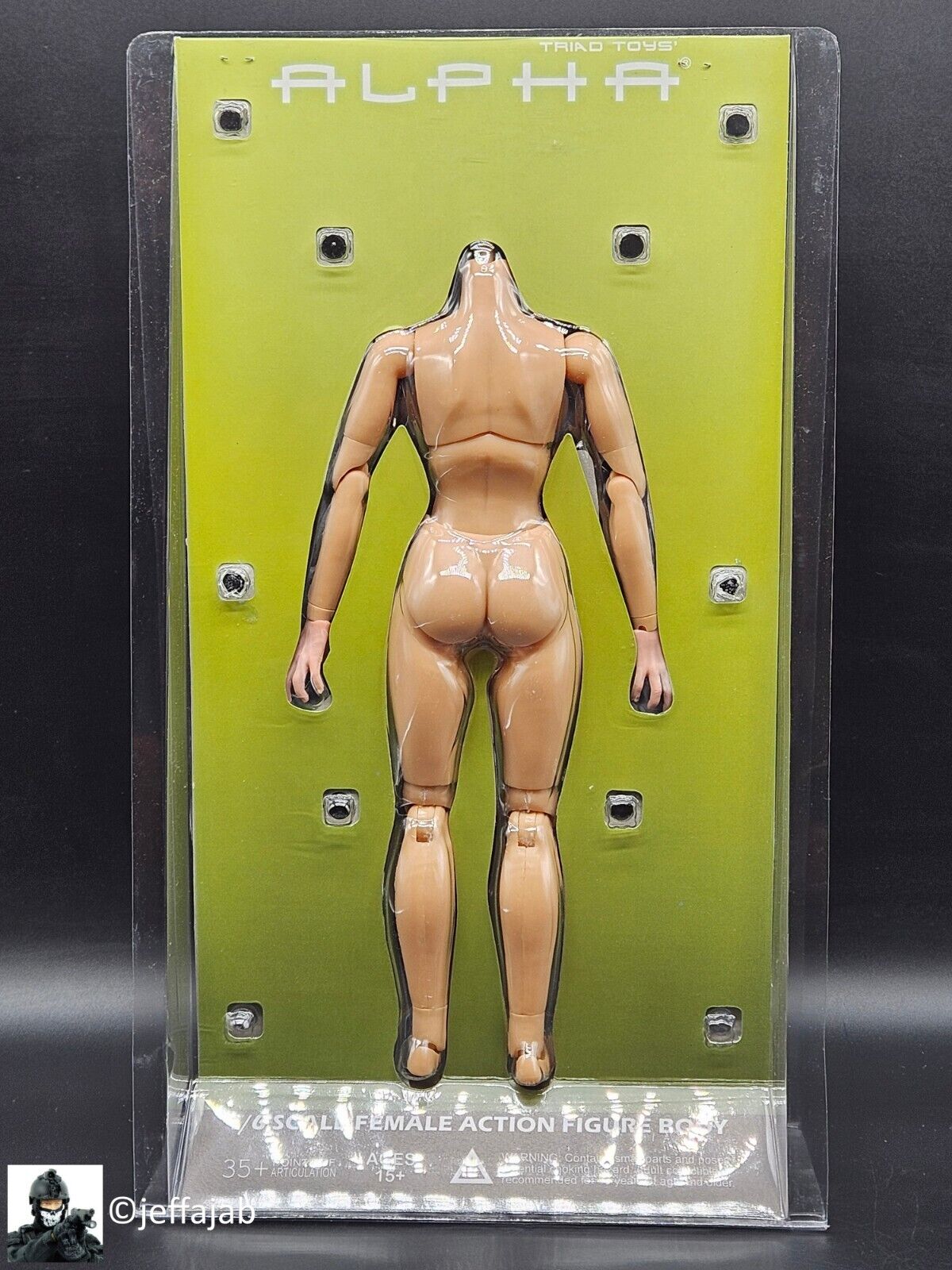 1:6 Triad Toys Caucasian Alpha Headless Large Bust Female Body for 12" Figures