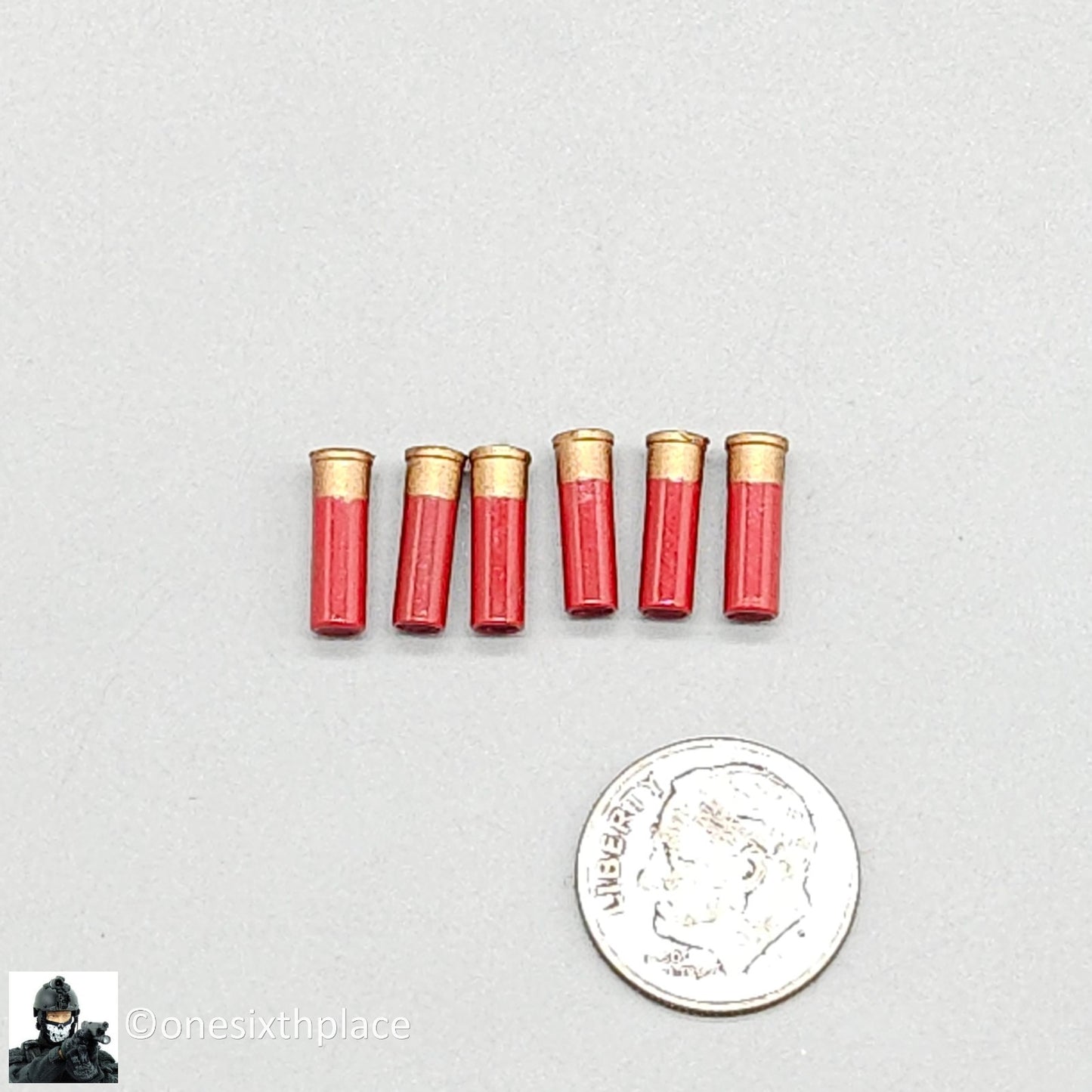1:6 scale BBI GSG-9 Konrad Shotgun Shells (x6) for 12" Figures
