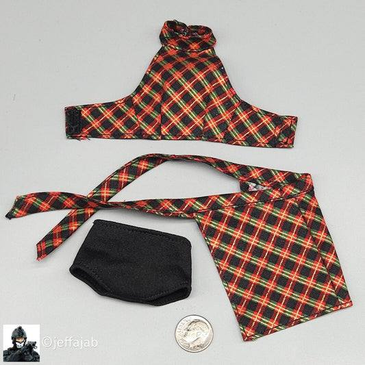 1:6 Triad Toys Cassidy DX Limited Edition Female Plaid Outfit for 12" Figures