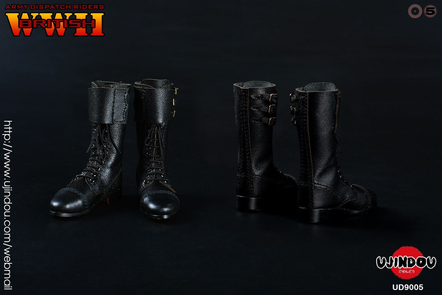 1:6 scale Ujindou WWII British Army Dispatch Rider 12" Figure UD9005