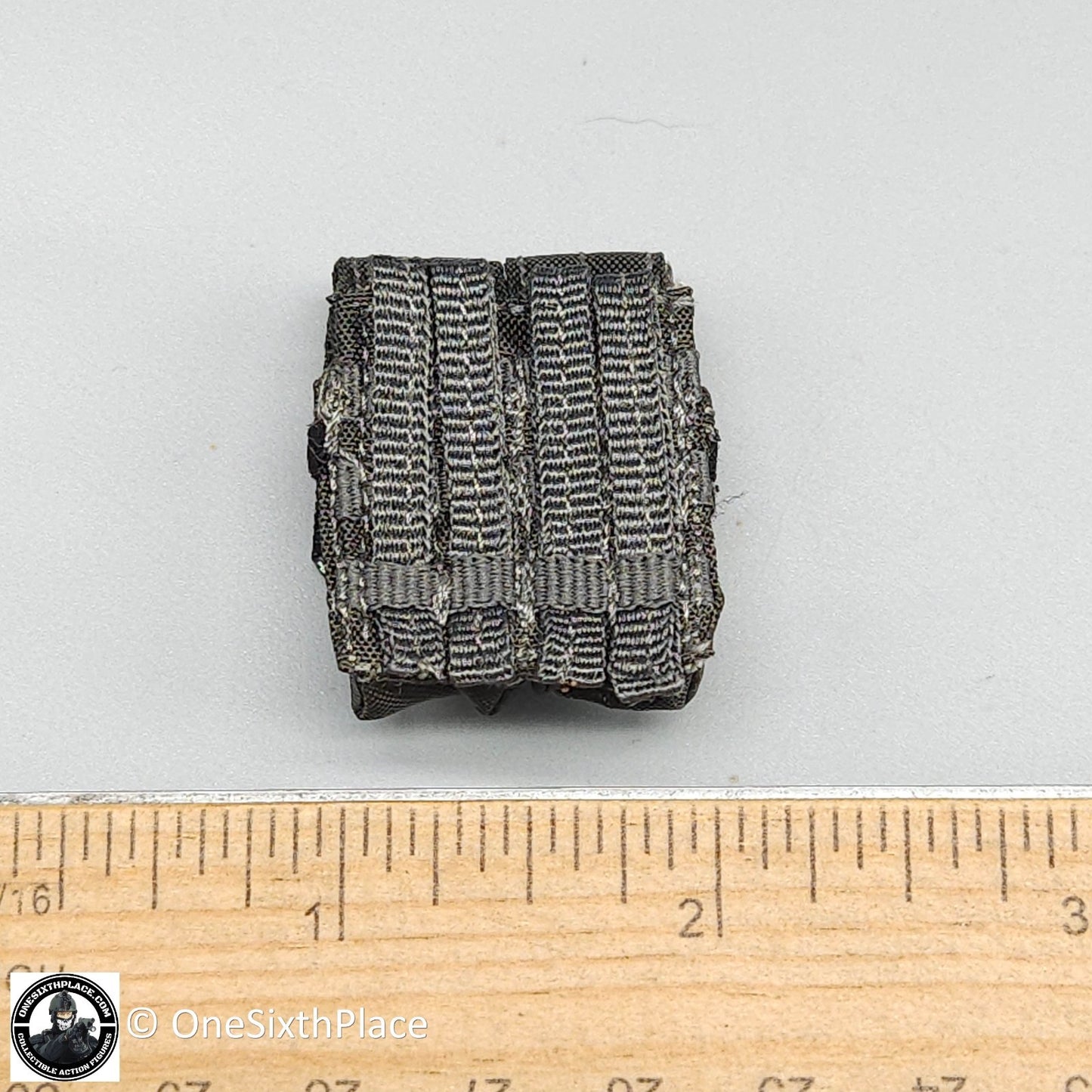 1:6 scale Easy & Simple ZERT Juggernaut Sully Gray 2-Cell M4 Ammo Pouch