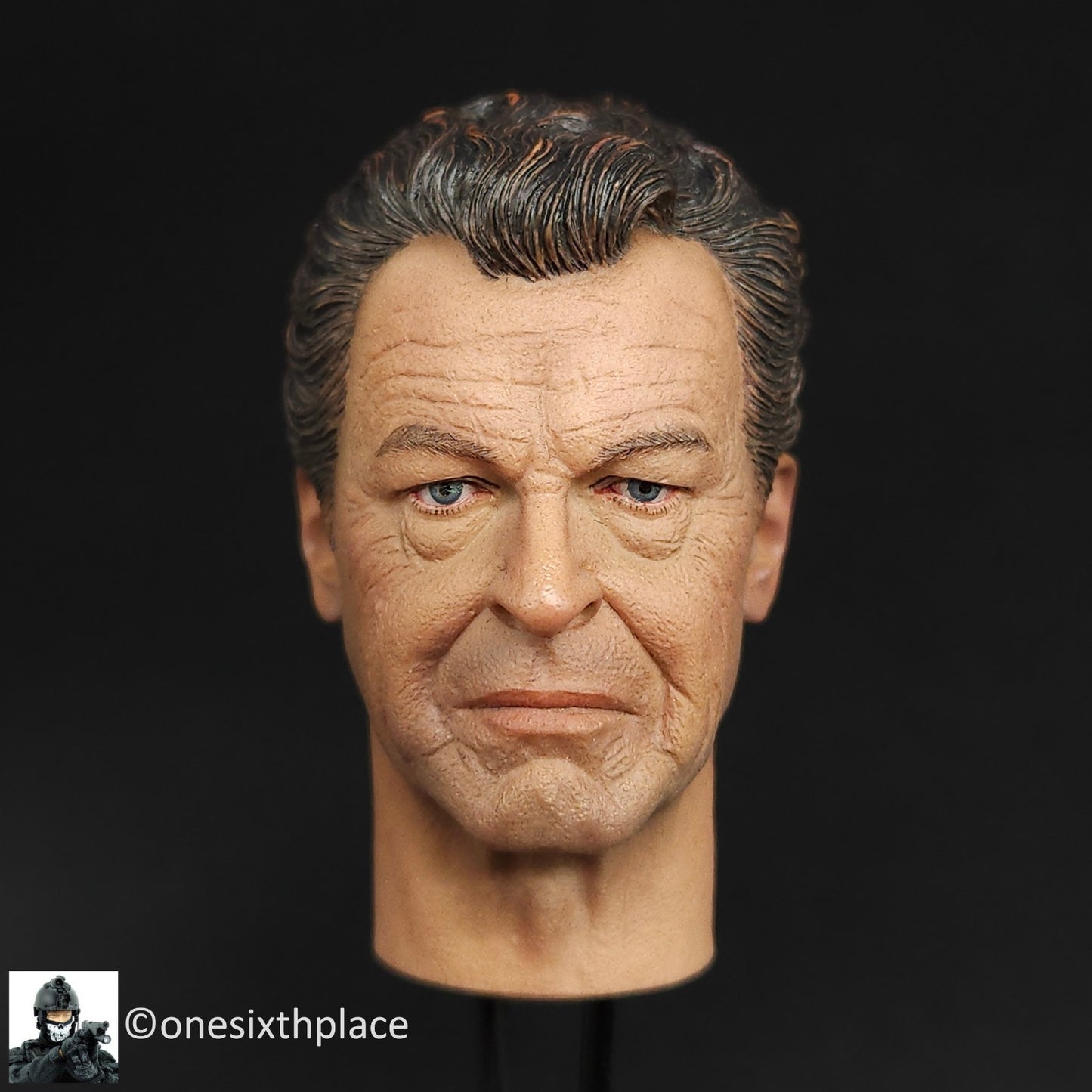 1:6 scale DiD Walter Bishop Fringe Male Head Sculpt for 12" Figures