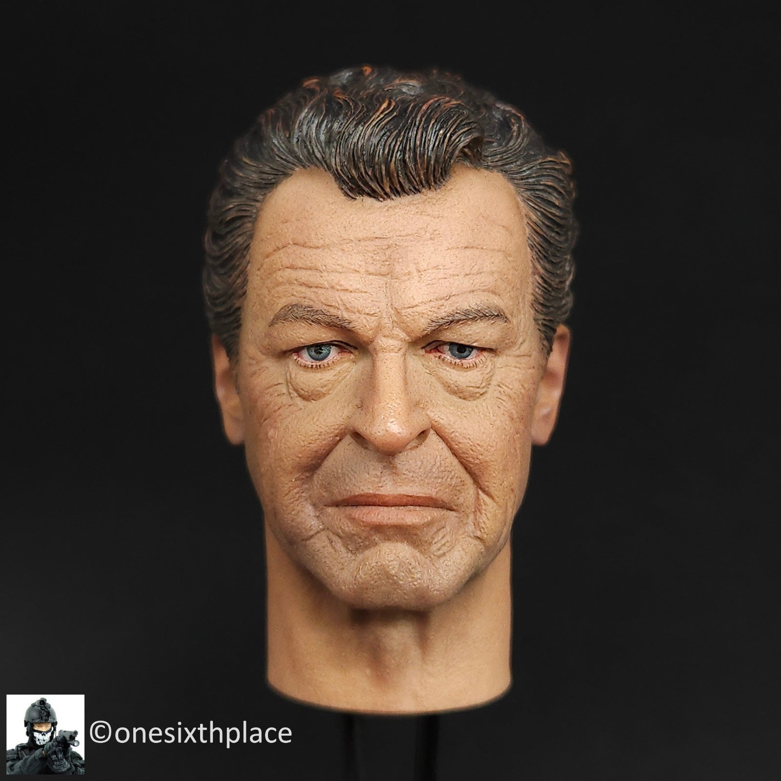 1:6 scale DiD Walter Bishop Fringe Male Head Sculpt for 12" Figures