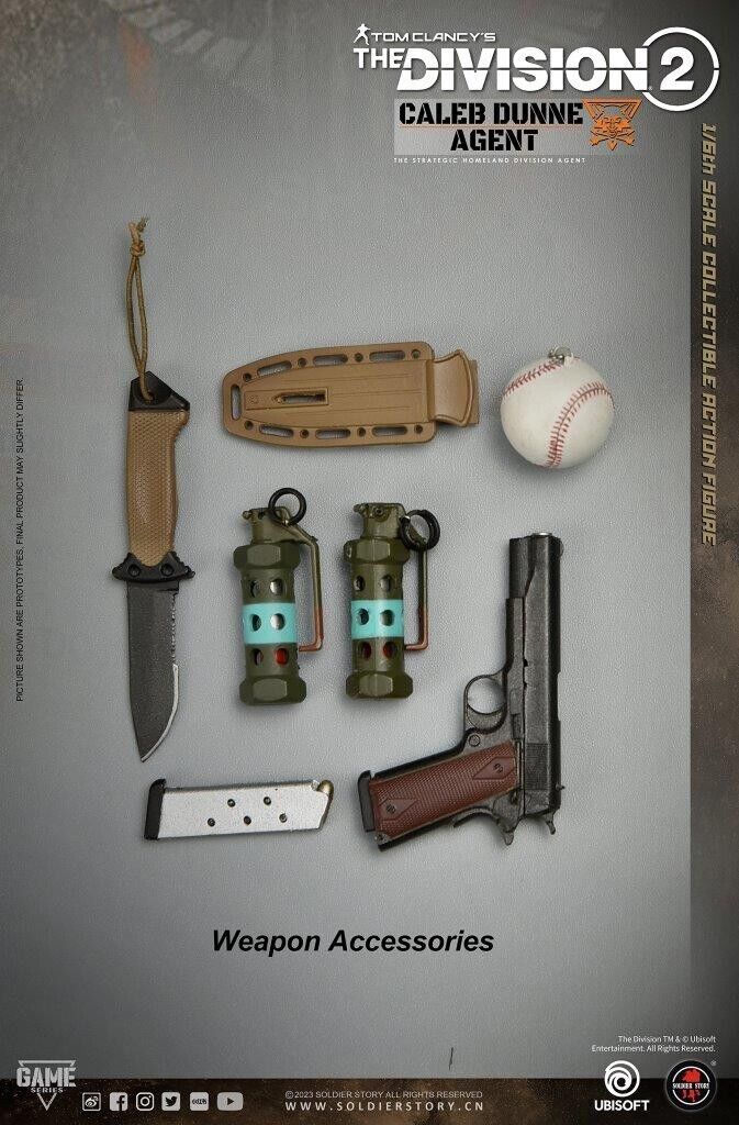 1:6 Soldier Story The Division 2 Agent Caleb Dunne 12" Figure SS G008