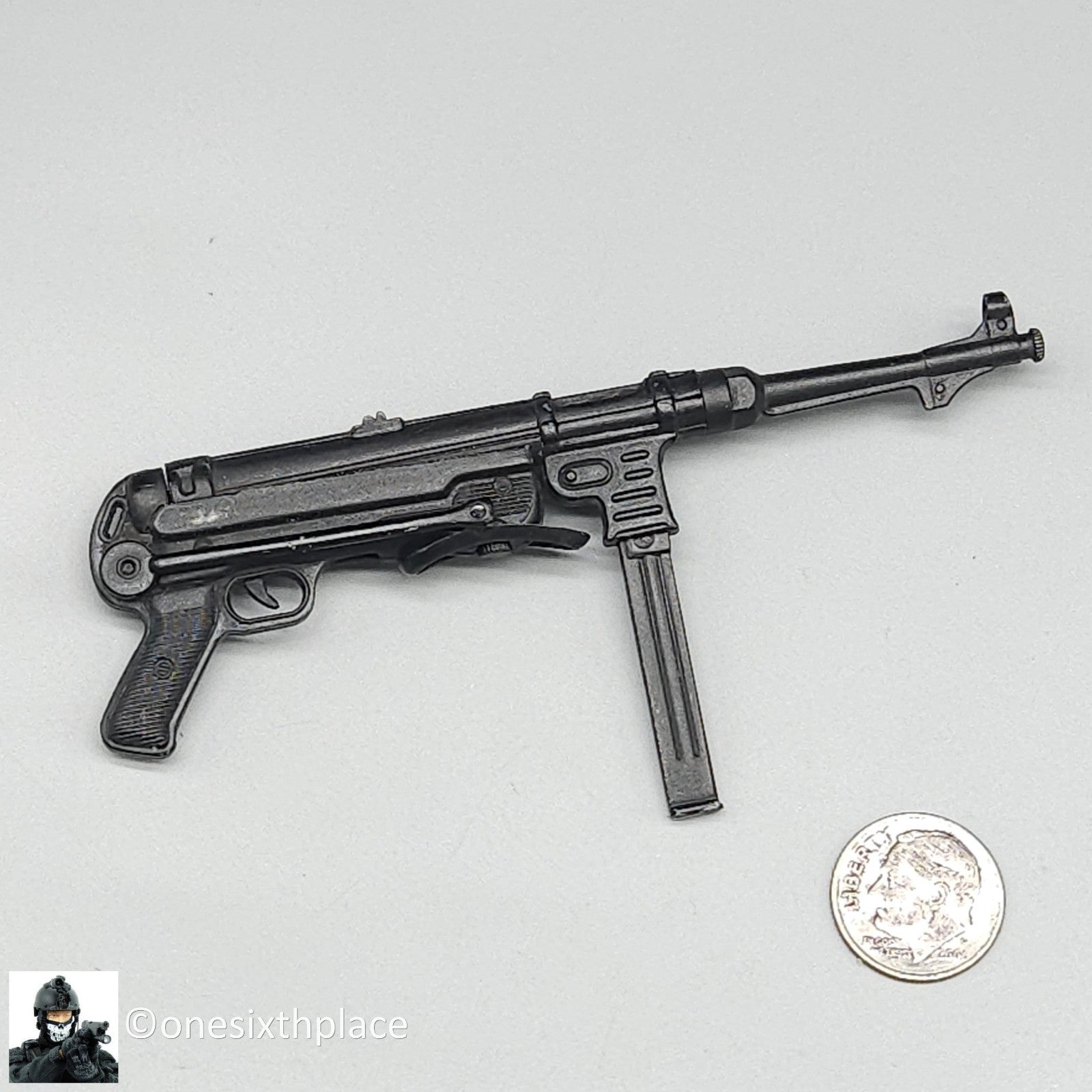 1:6 scale DiD WWII German Metal MP40 Submachine Gun for 12" Figures