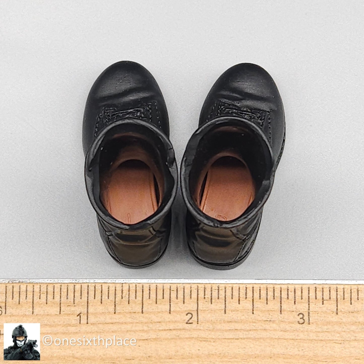 1:6 scale Dragon DEVGRU Shane Black Boots for 12" Figures Pilot