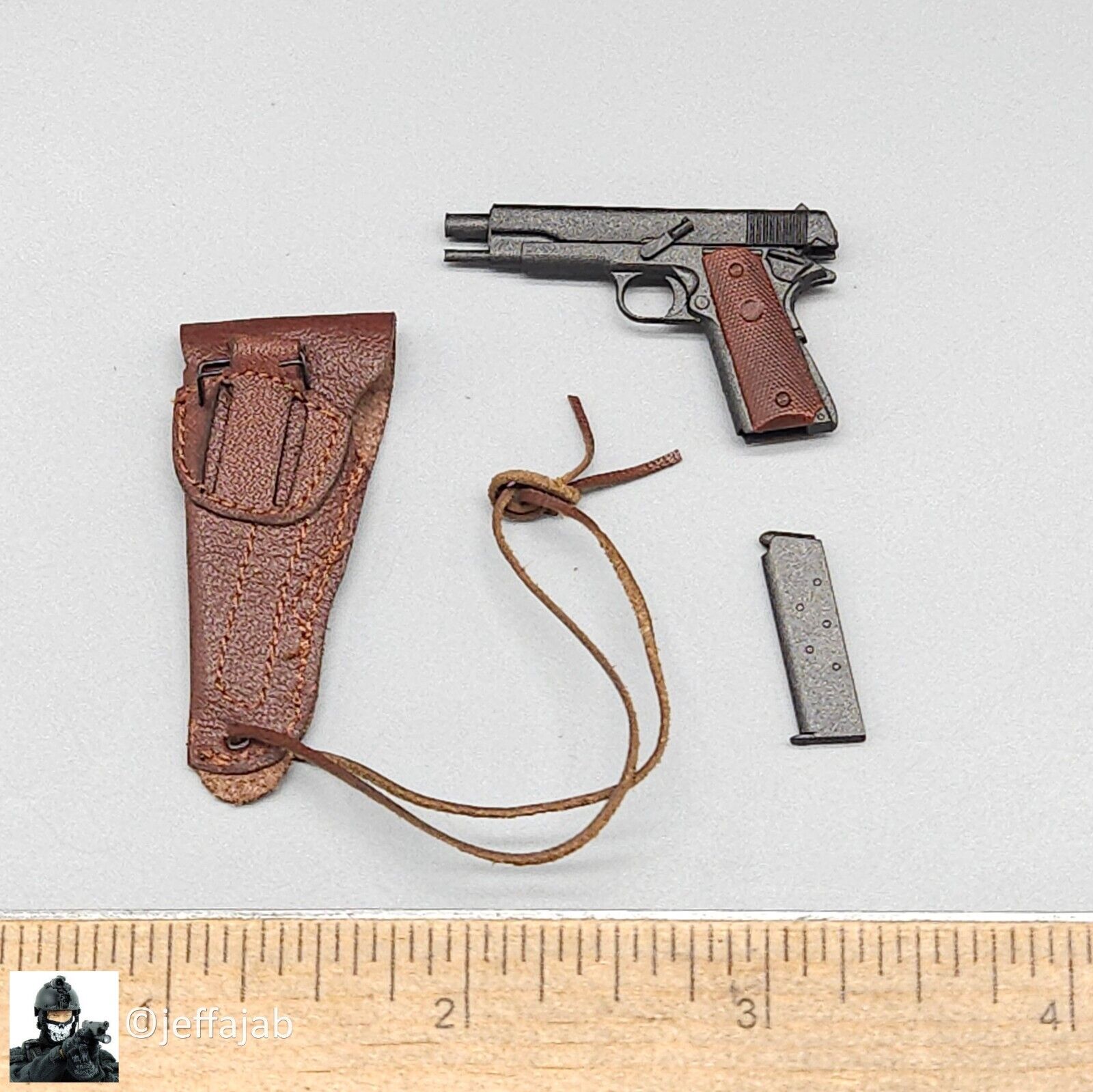 1:6 scale Ujindou WWII First Special Service Force BAR Gunner 1911 Pistol
