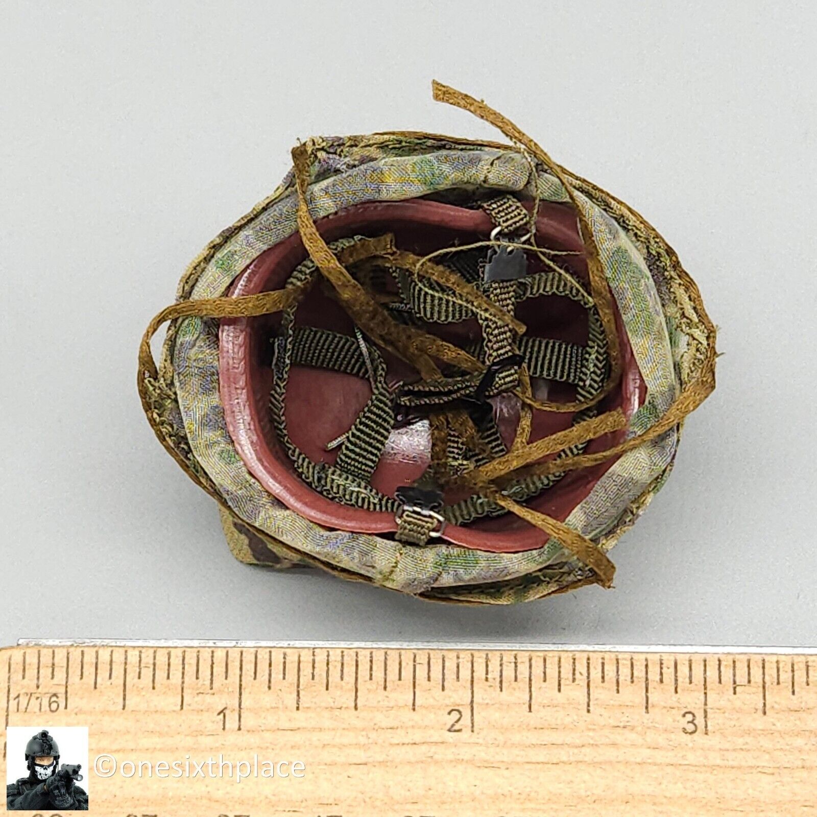 1:6 QO Toys Vietnam US Army Corpsman Helmet w/ Camo Netting 12" Figures