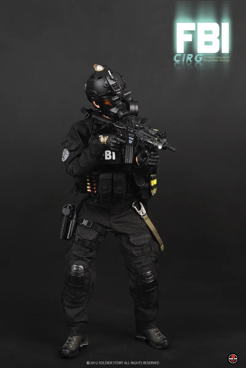 1:6 scale Soldier Story FBI CIRG Molded GTX Boots (Peg Type) for 12" Figures