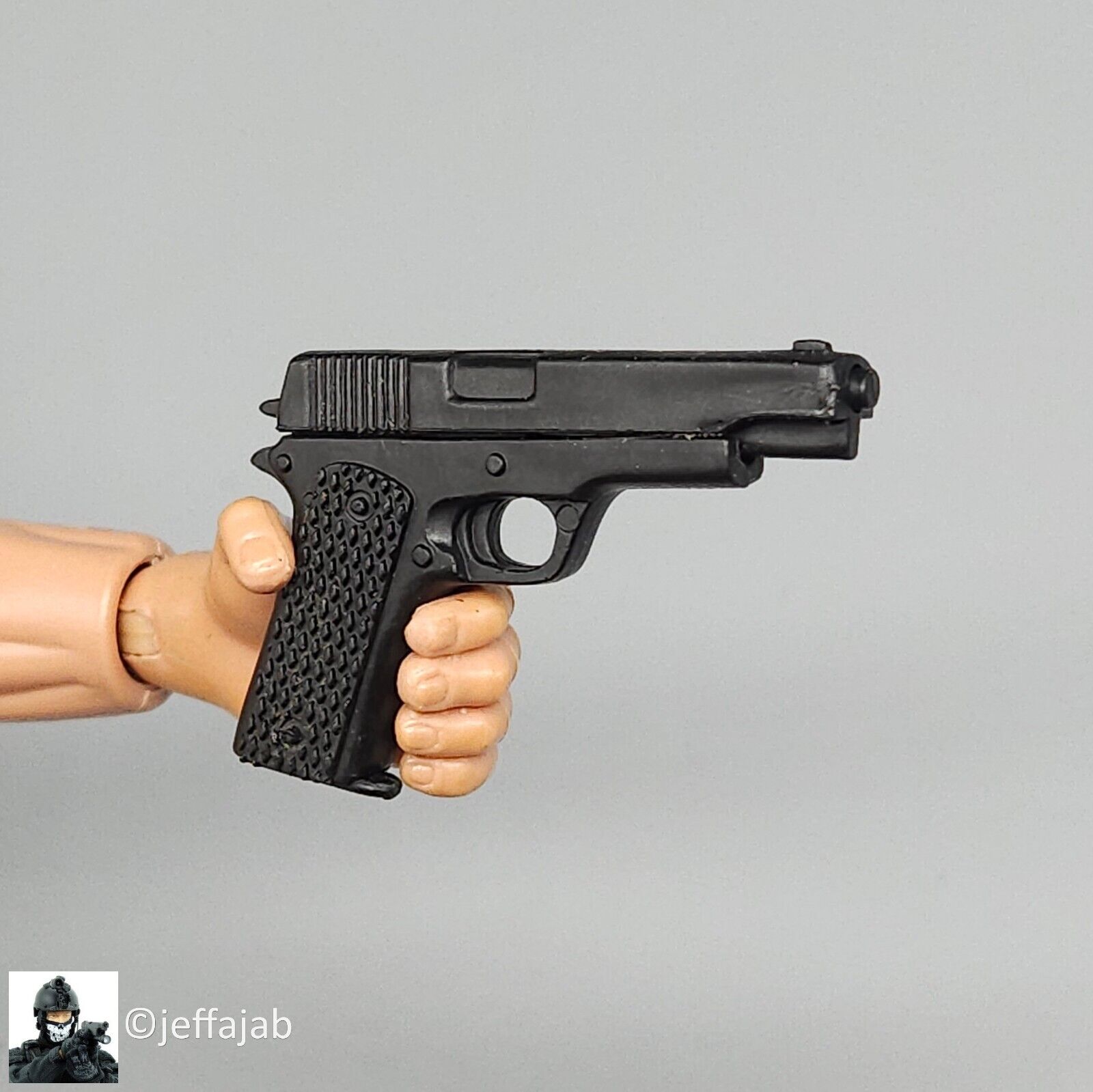 1:6 Hasbro GI Joe Modern 1911 Pistol for 12" Figures