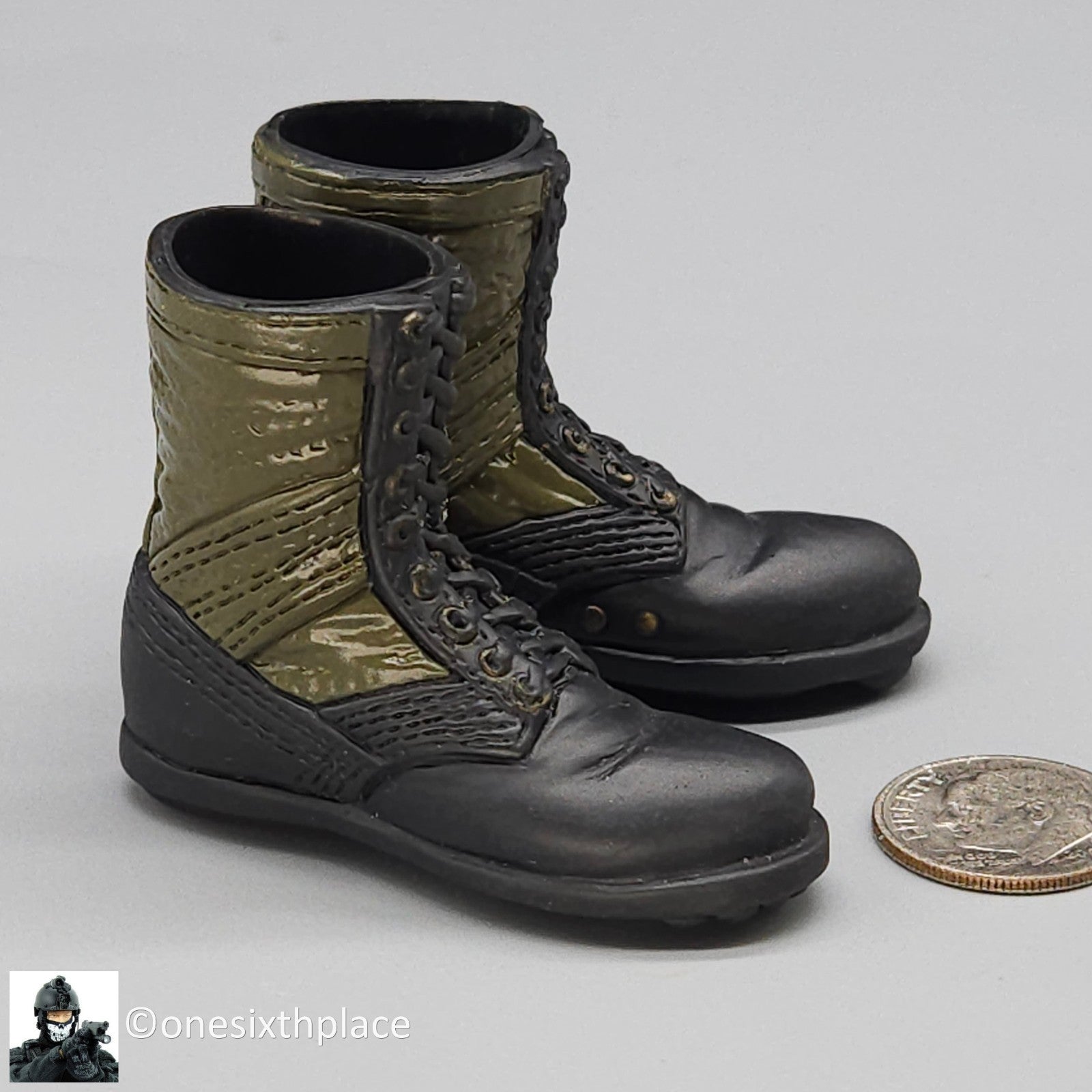 1:6 scale Ultimate Soldier Vietnam SEAL Footprint Jungle Boots for 12" Figures