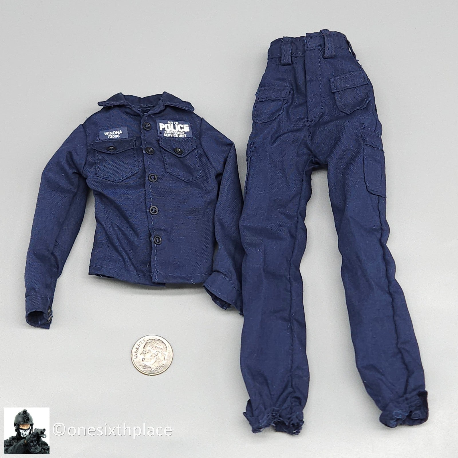 1:6 scale Dragon NYPD ESU Sniper Winona Female Uniform for 12" Figures