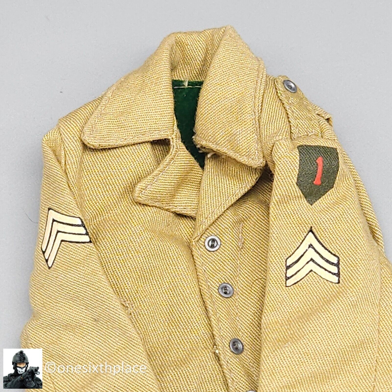 1:6 Dragon WWII US Army Sergeant Dave Field Jacket for 12" Figures