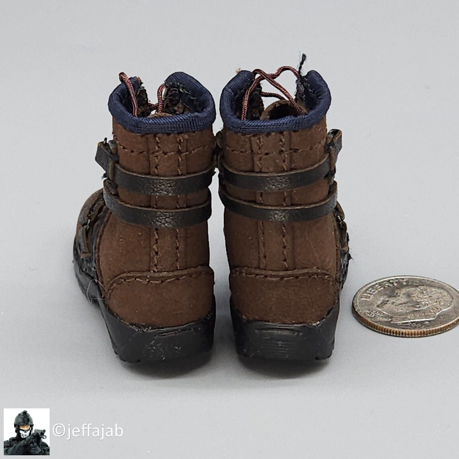 1:6 Soldier Story The Division 2 Agent Brian Johnson Brown Boots for 12" Figures