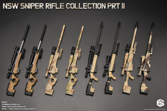 1:6 scale Easy & Simple NSW Sniper Rifle Collection Pt II A-H 12" Figures 06041