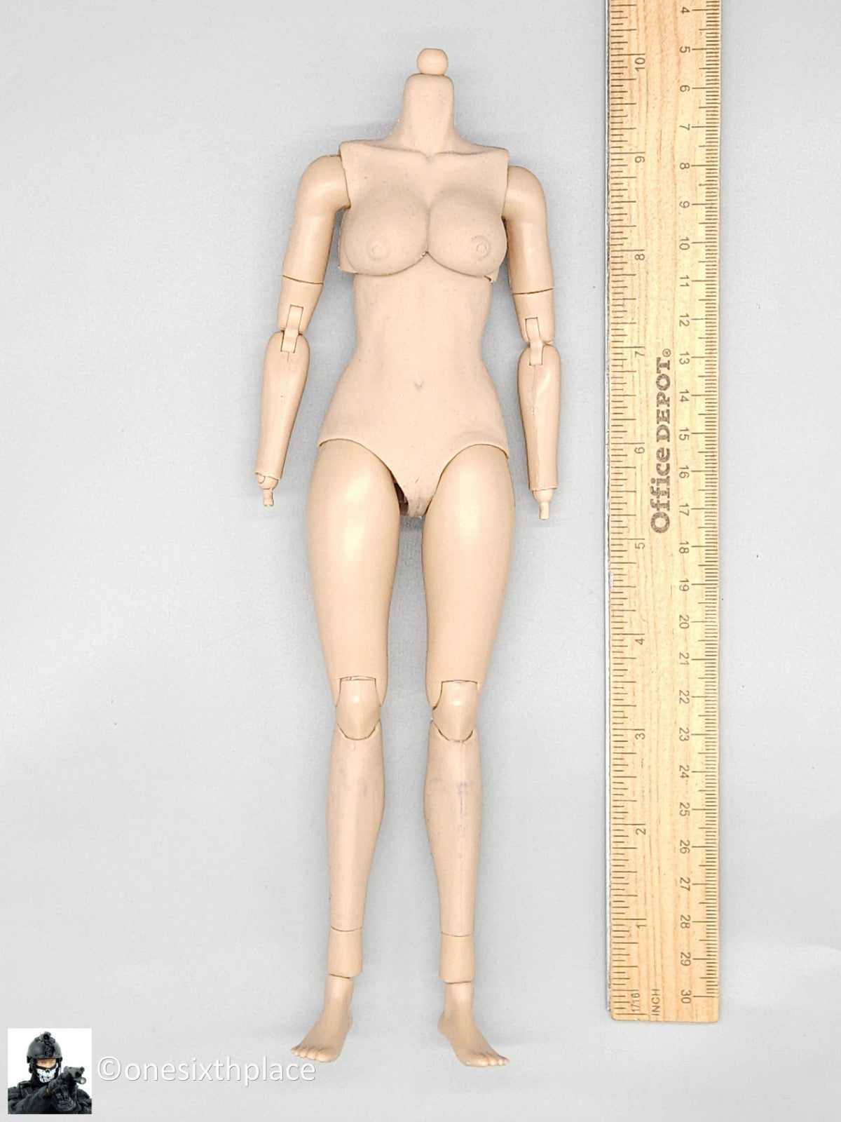 1:6 scale Very Cool WWII German Female SS Officer Nude Body for 12" Figures