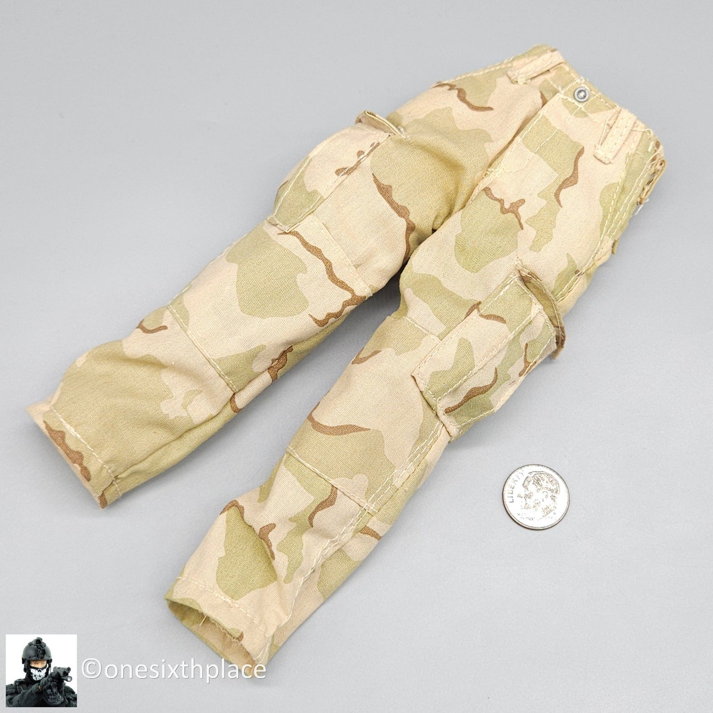 1:6 scale Dragon CIA Agent Jones Mens 3-Color Desert Camo Pants for 12" Figures