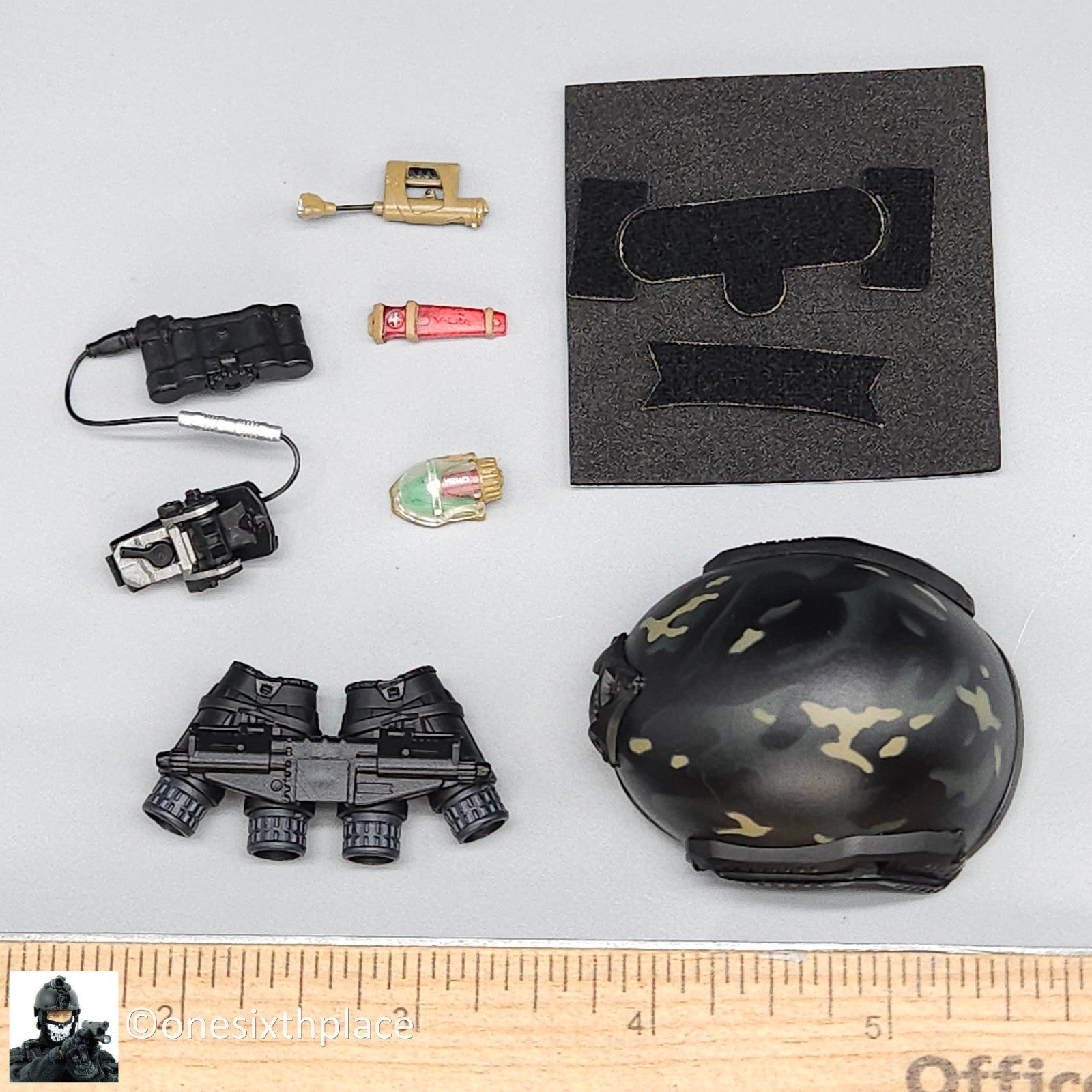 1:1 scale Easy & Simple ZERT Super Death Squad One Way Ticket Helmet w/ NVG Set