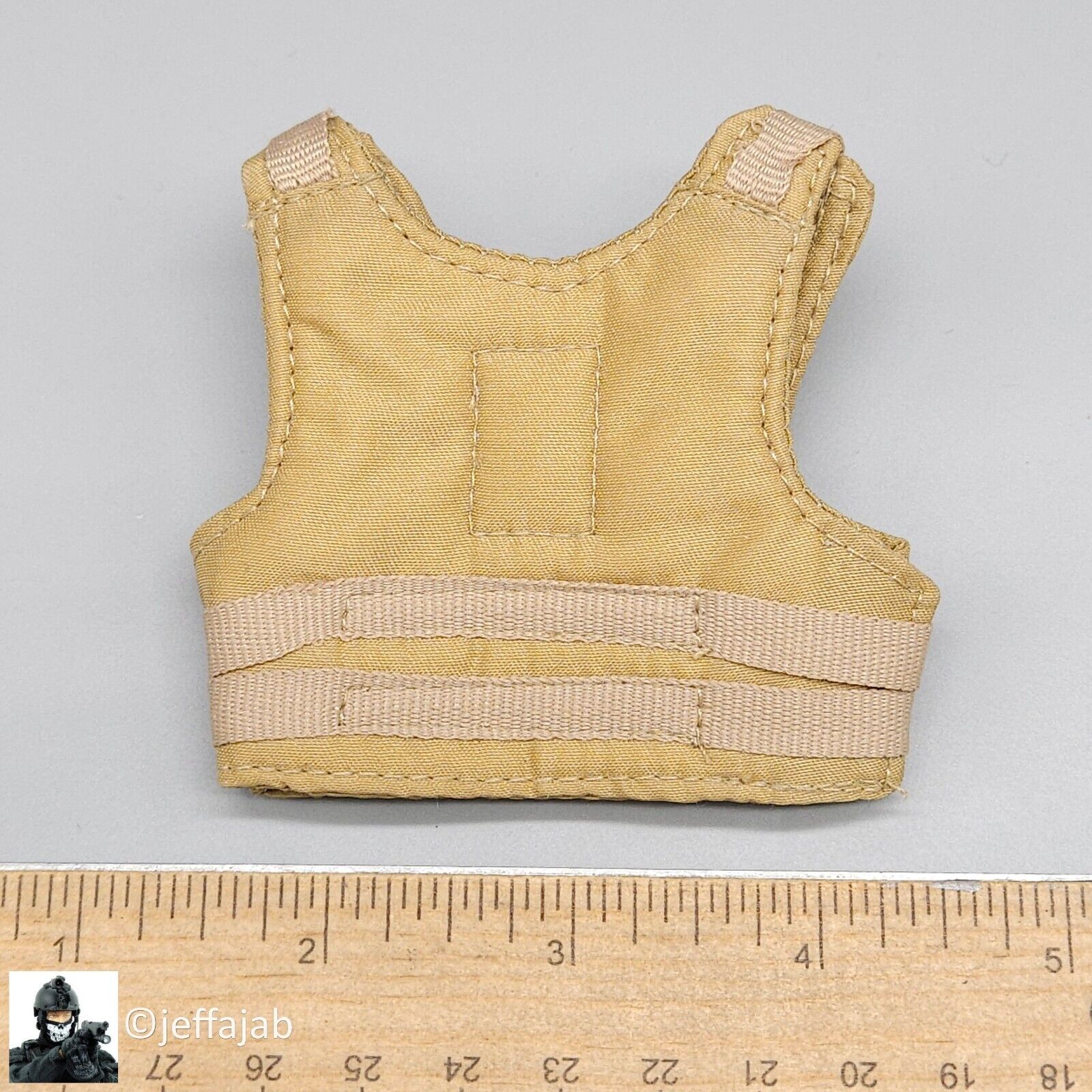 1:6 scale BBI Freedom Force Green Beret Tan Body Armor Vest for 12" Figures